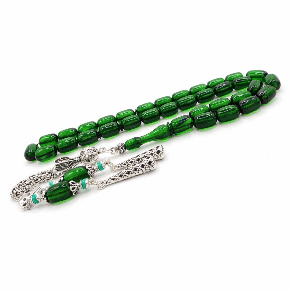 M-Punkt24 Kettenanhänger Tesbih Tesbih (8 x 12 mm), Gebetskette, Rosary, inkl. Etui, ! SONDERPREIS, DA PRODUKTNEUHEIT !