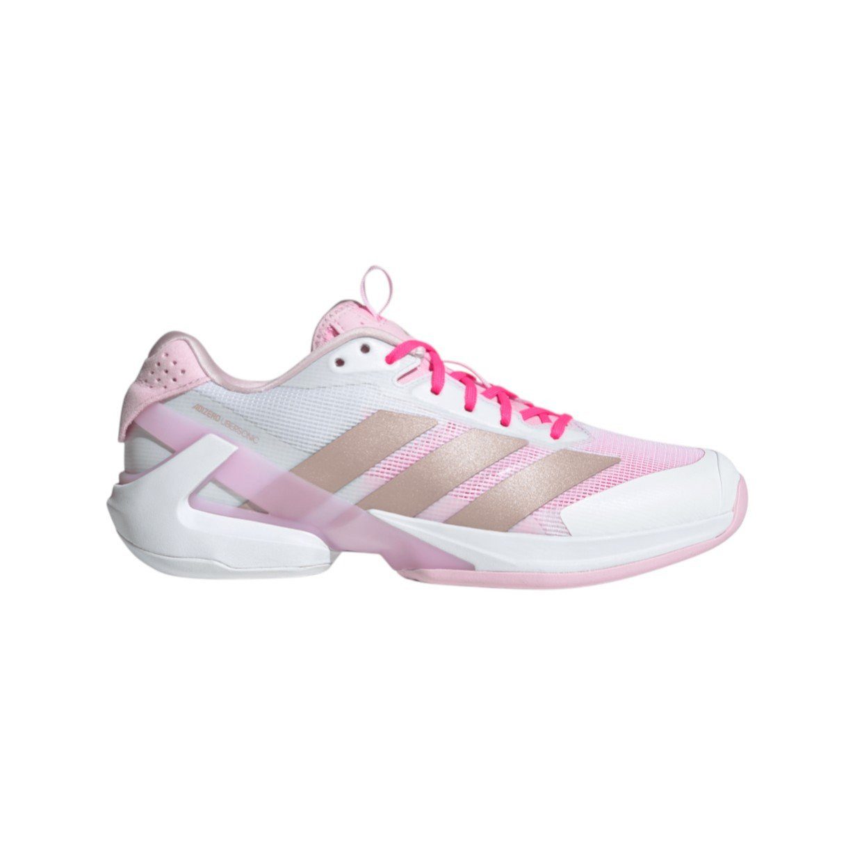 adidas Performance Adizero Ubersonic 5 Allcourt/Leichtigkeit weiss/pink Damen Tennisschuh