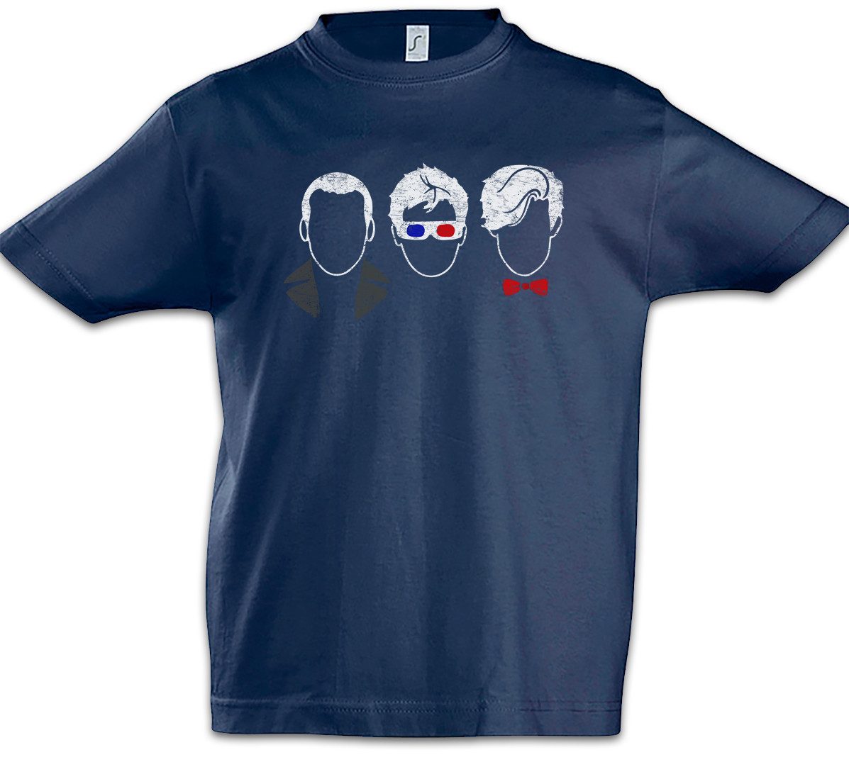 Print-Shirt Three Doctors Kinder T-Shirt Graham Yasmin Ryan Doc Doctor Doktor Dr.