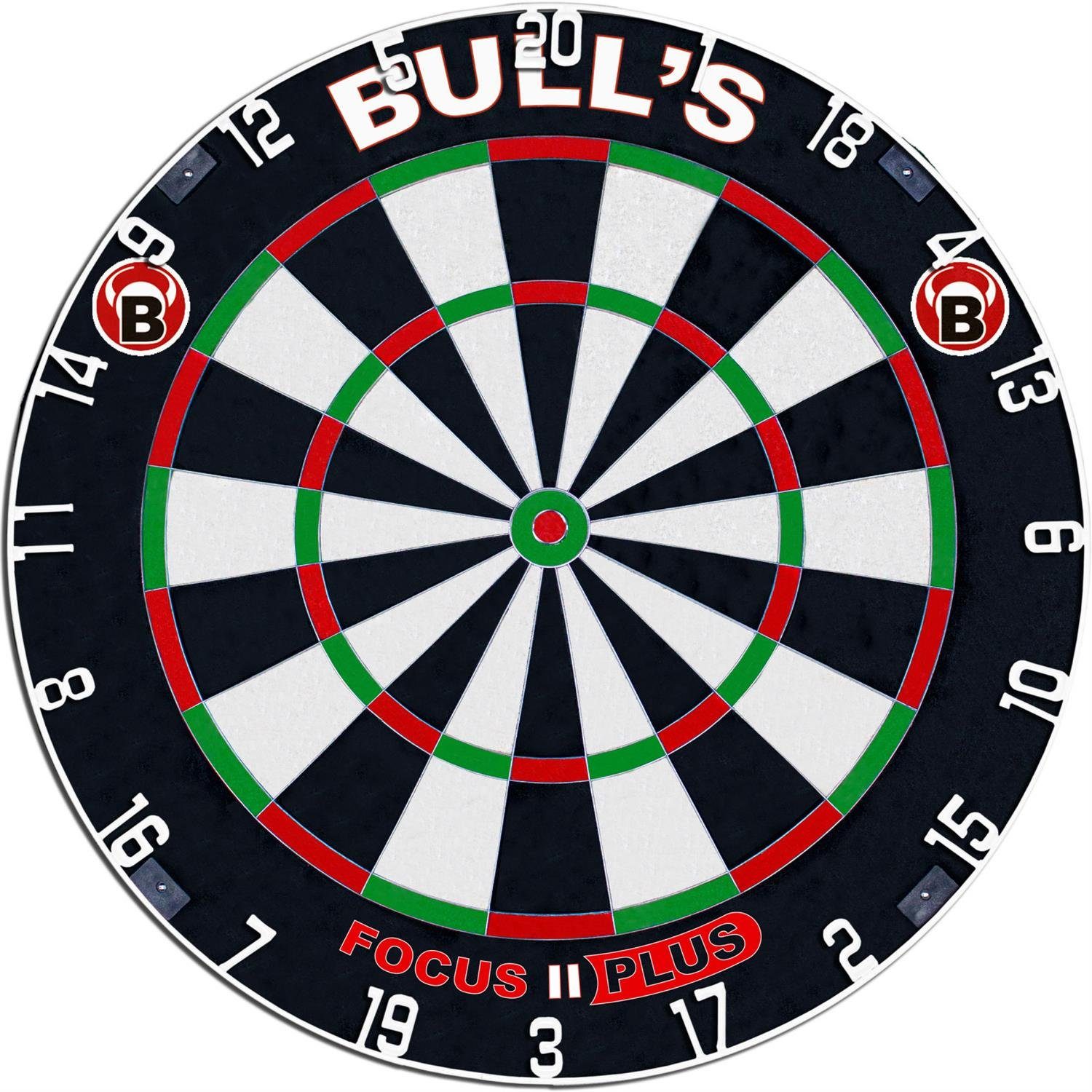 BULL'S Dartscheibe Focus II Plus, Dartboard Dart Board Scheibe Darts