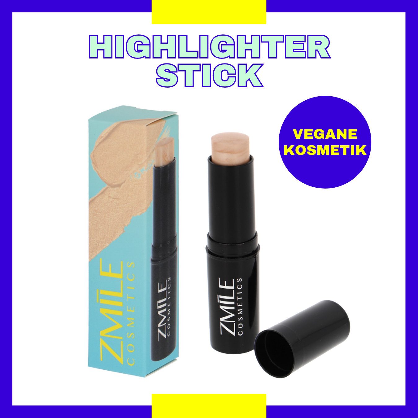 ZMILE COSMETICS Highlighter Stick - vegane Kosmetik, 1-tlg.