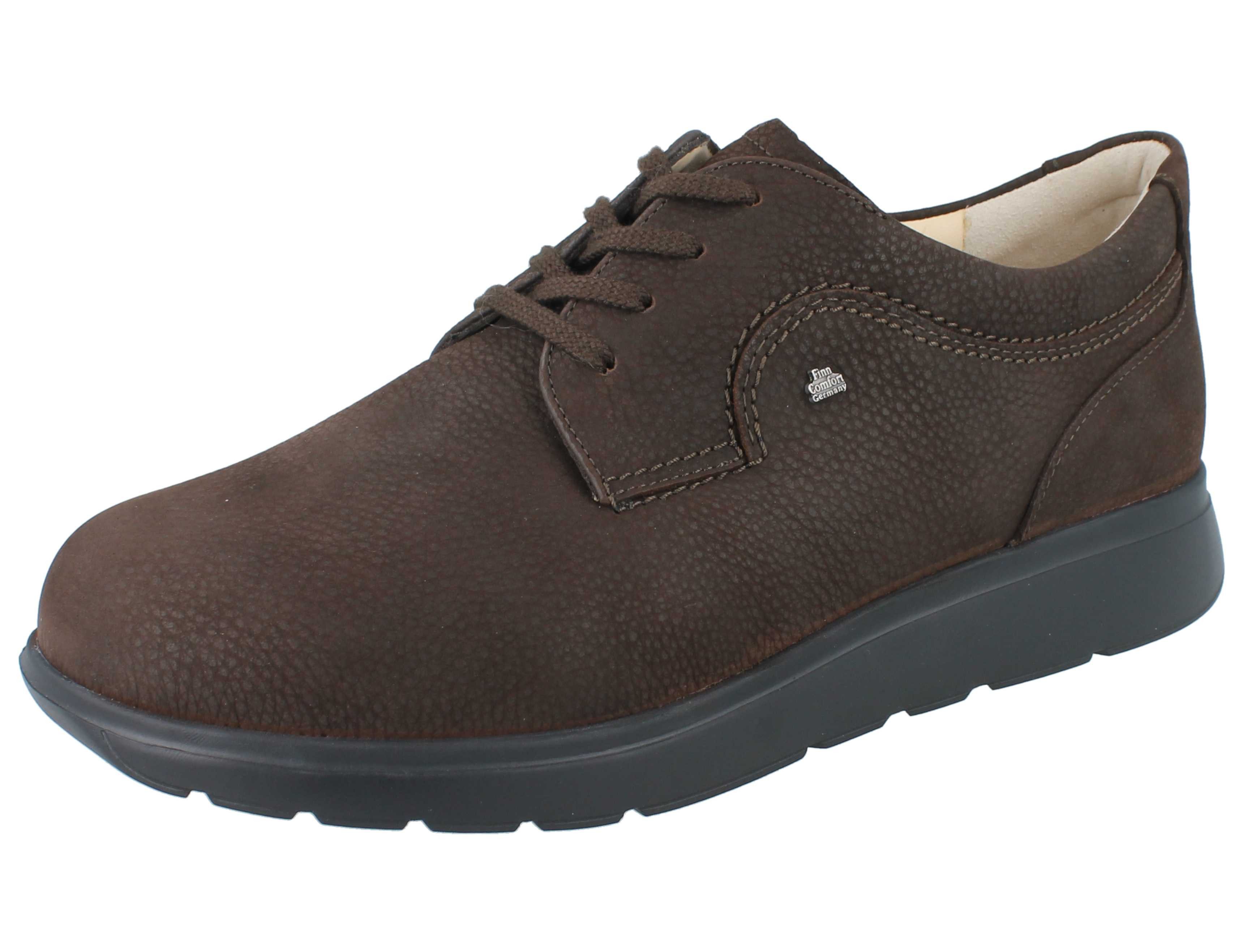 Finn Comfort FINN COMFORT PROPHYLAXE 97313 Herren Schnürschuhe braun Nubukleder - Schnürschuh Wechselfußbett