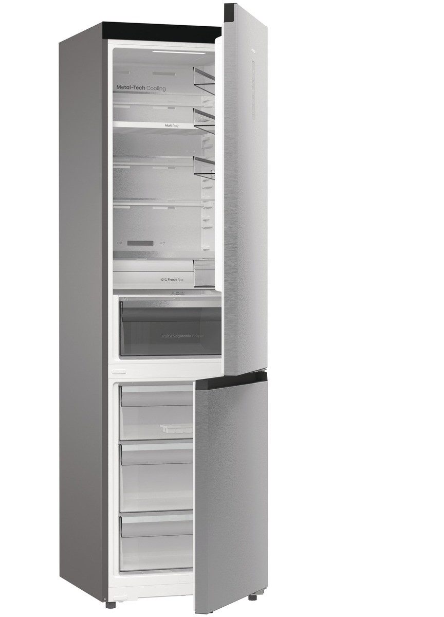 Hisense Kühl-/Gefrierkombination RB5P410SACA, 203 cm hoch, 59,5 cm breit, BigVolumen Modell mit insgesamt 413 Liter