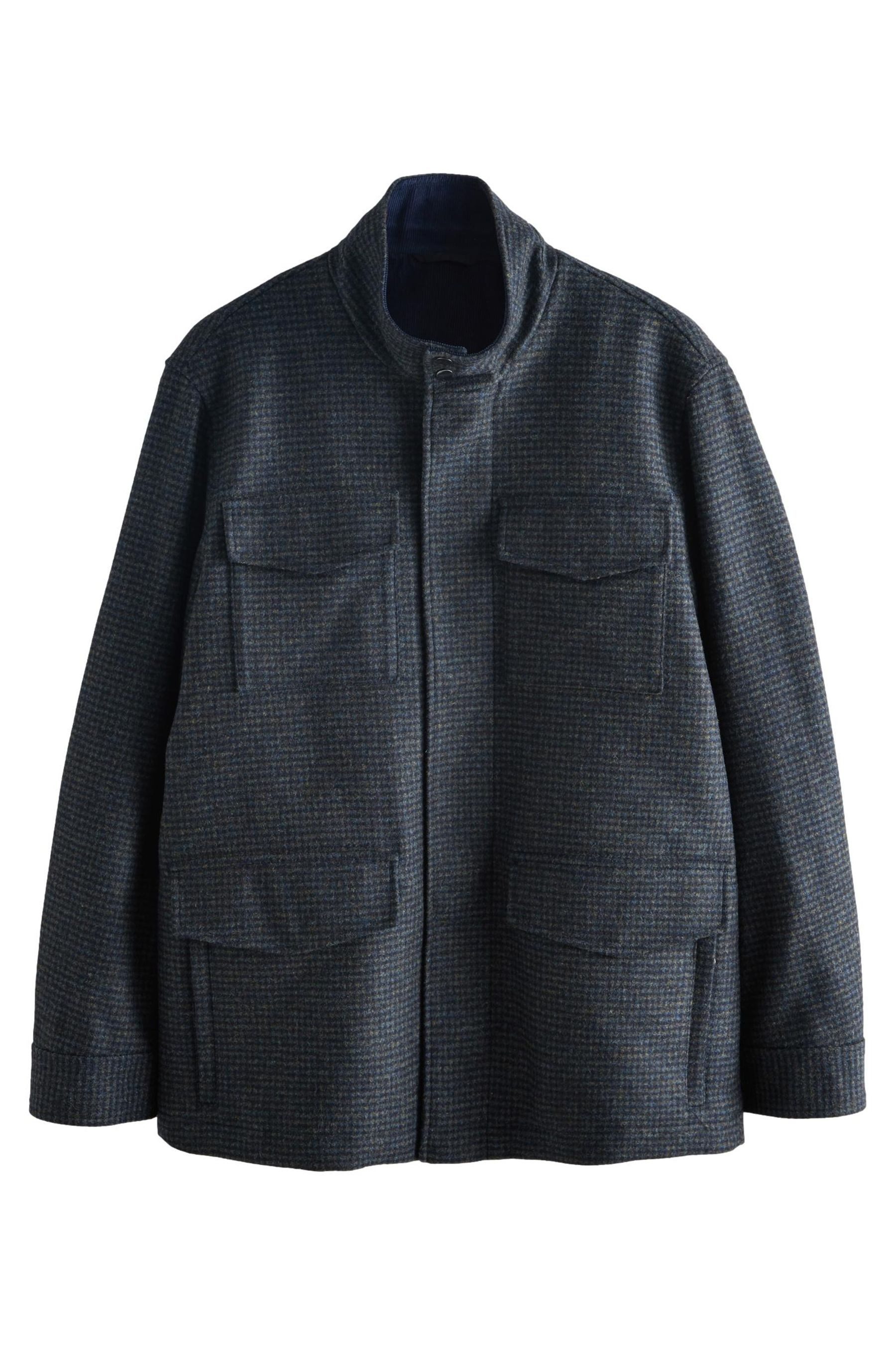 Next Blouson Mantel mit vier Taschen, Trichterkragen (1-St)