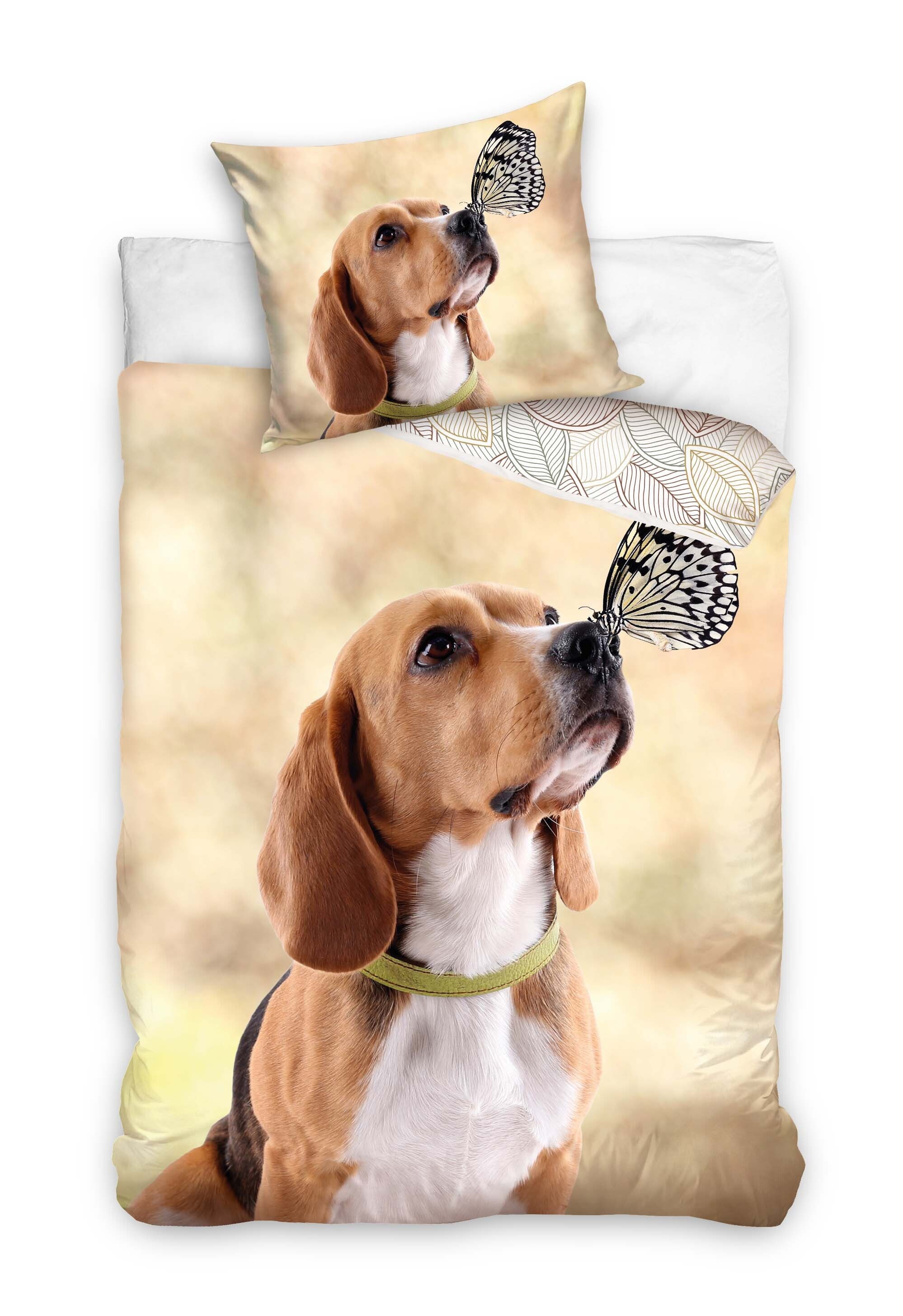 Carbotex Bettwäsche Hunde Dogs Bettwäsche 135 x 200 cm