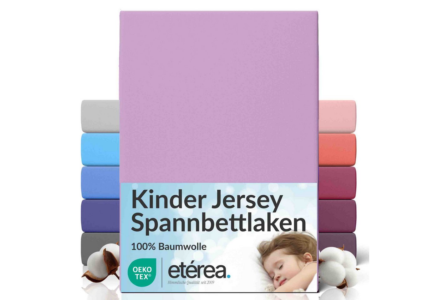 etérea Himmlische Qualität Spannbettlaken etérea Comfort Jersey Spannbettlaken, Jersey, Gummizug: rundum, (1 Stück)