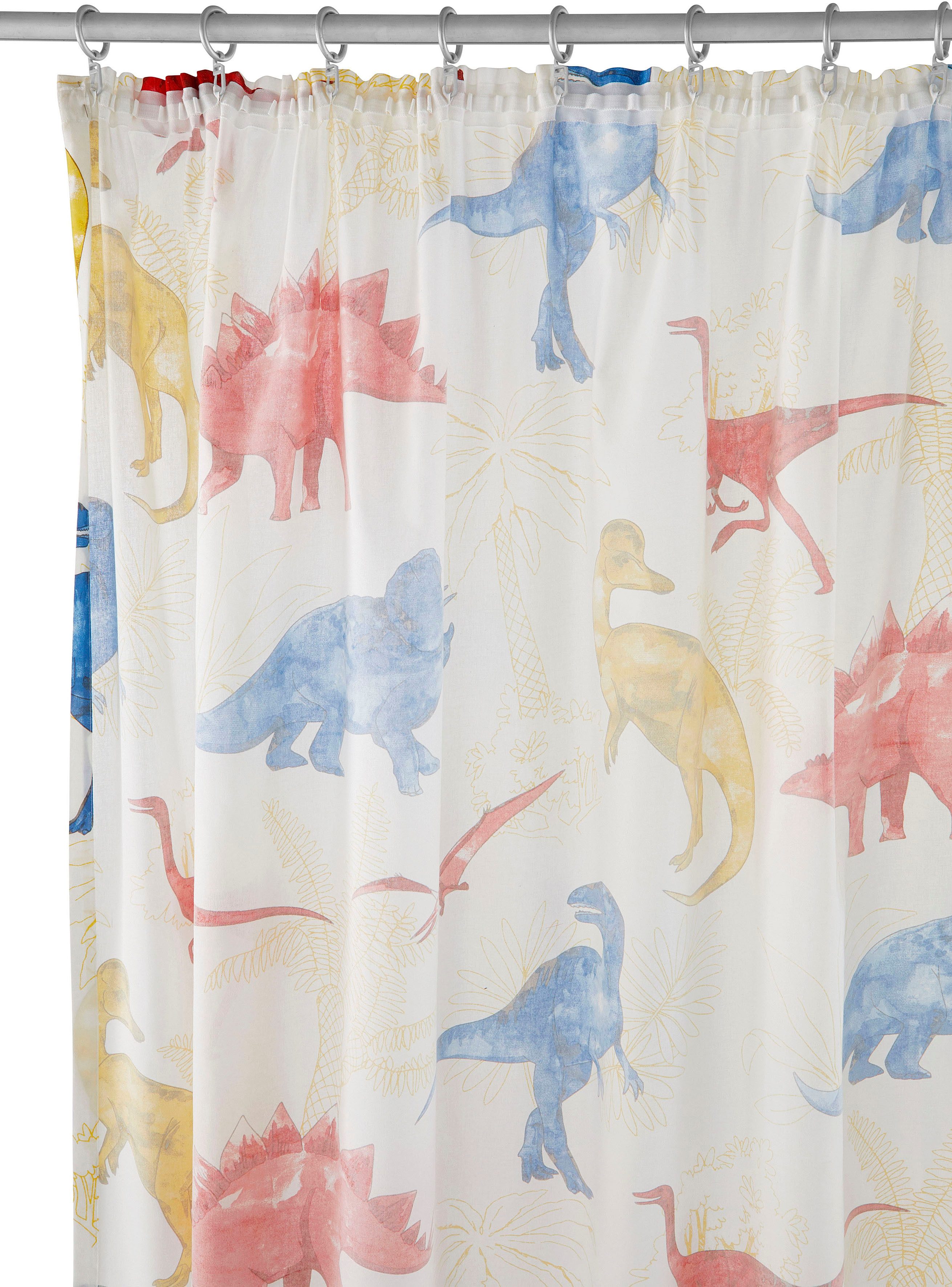OTTO home Gardine DINO (1 St), Kräuselband, halbtransparent, Polyester, Kin günstig online kaufen