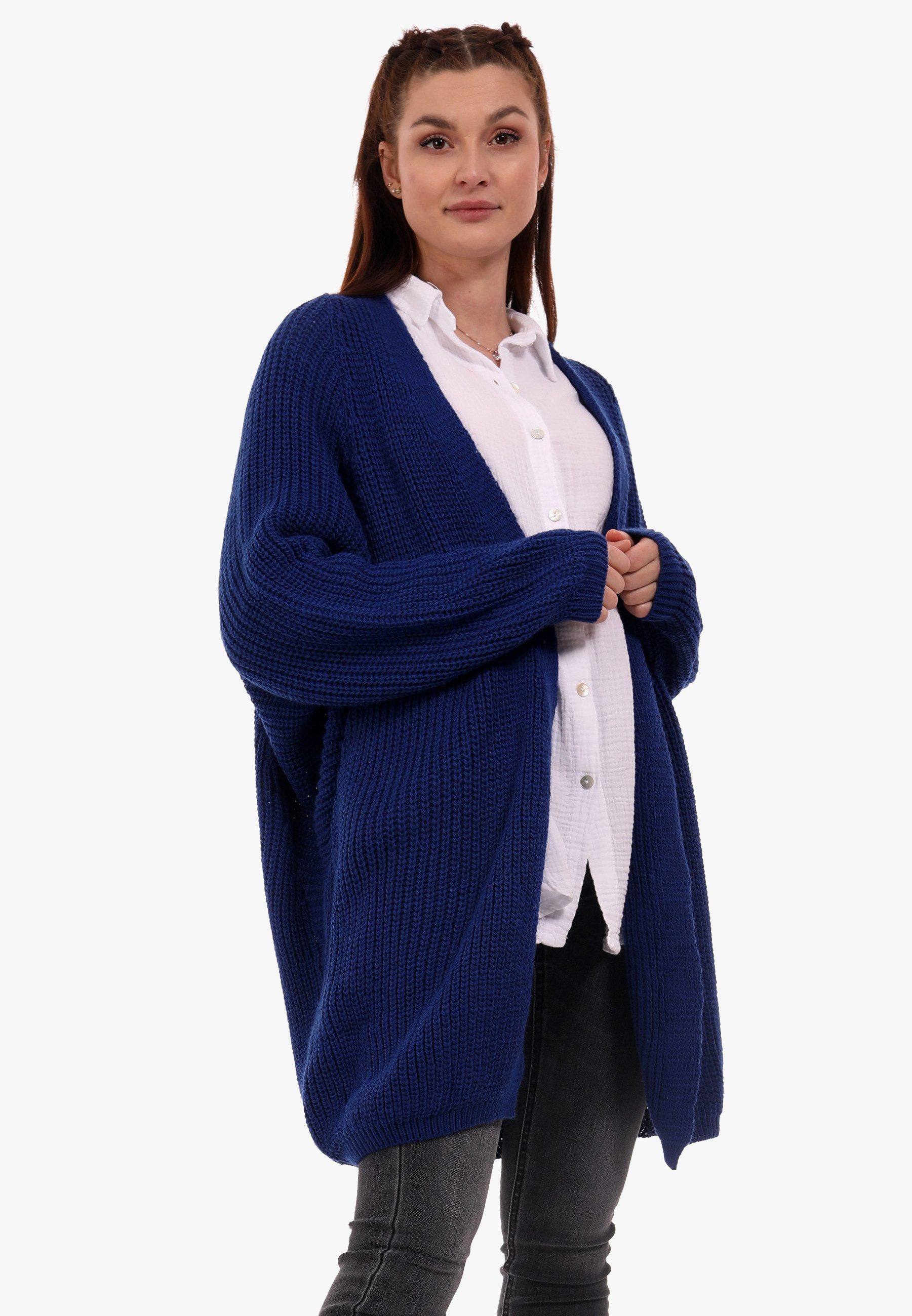 YC Fashion & Style Cardigan Grobstrick-Cardigan im Oversize-Look – One Size günstig online kaufen