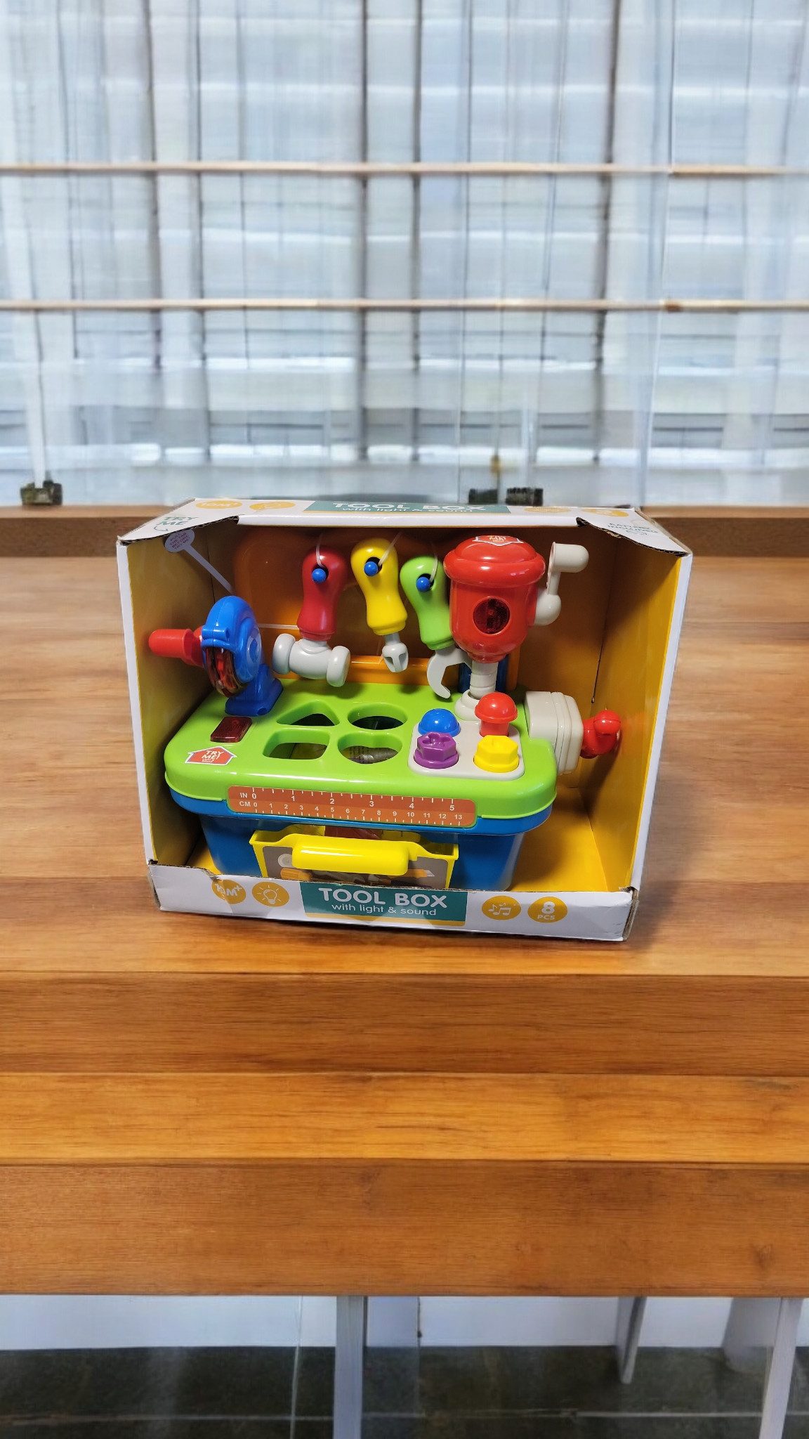 Preis-Shop24 Motorikwürfel Tool Box Werkbank für kinder, Little DIYer günstig online kaufen