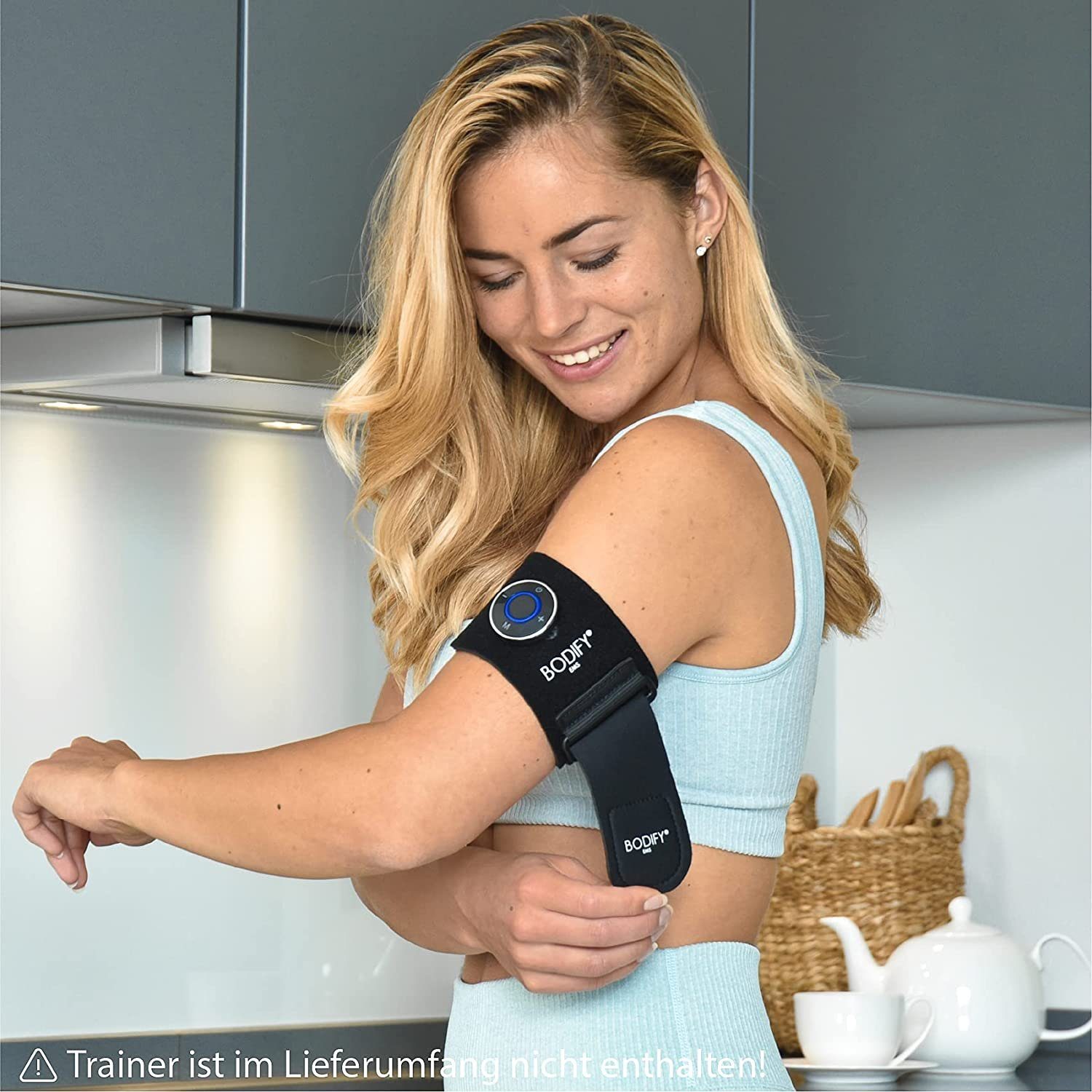 BODIFY EMS-Arm-Trainer - Haltegurt für EMS Arm & Beintrainer zur Fixierung (Ohne EMS Trainer)