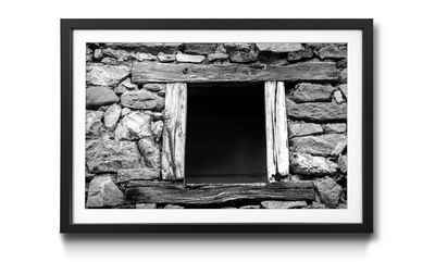 WandbilderXXL Kunstdruck Window with Old Wooden, Lost Places, Wandbild, in 4 Größen erhältlich