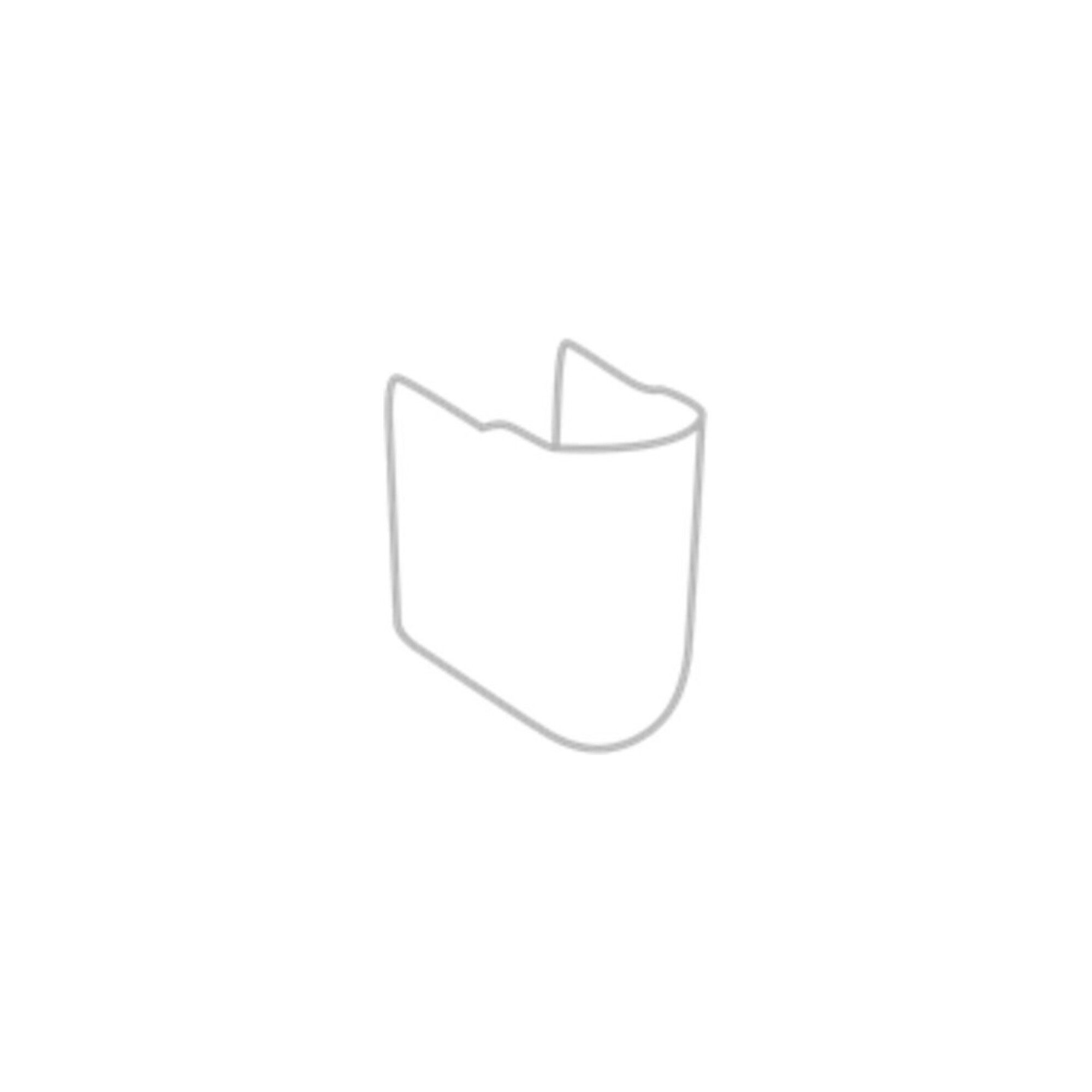 Villeroy & Boch Badarmatur V&B Ablaufhaube O.Novo mit Befestigungsset, weiß