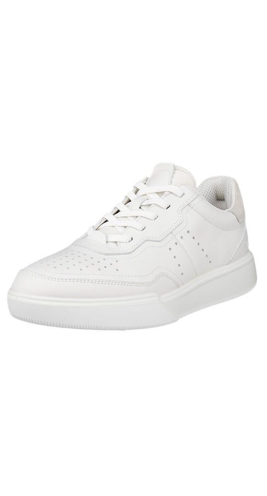 Ecco Street Court Lea (Premium-Leder) weiss Damen Sneaker günstig online kaufen
