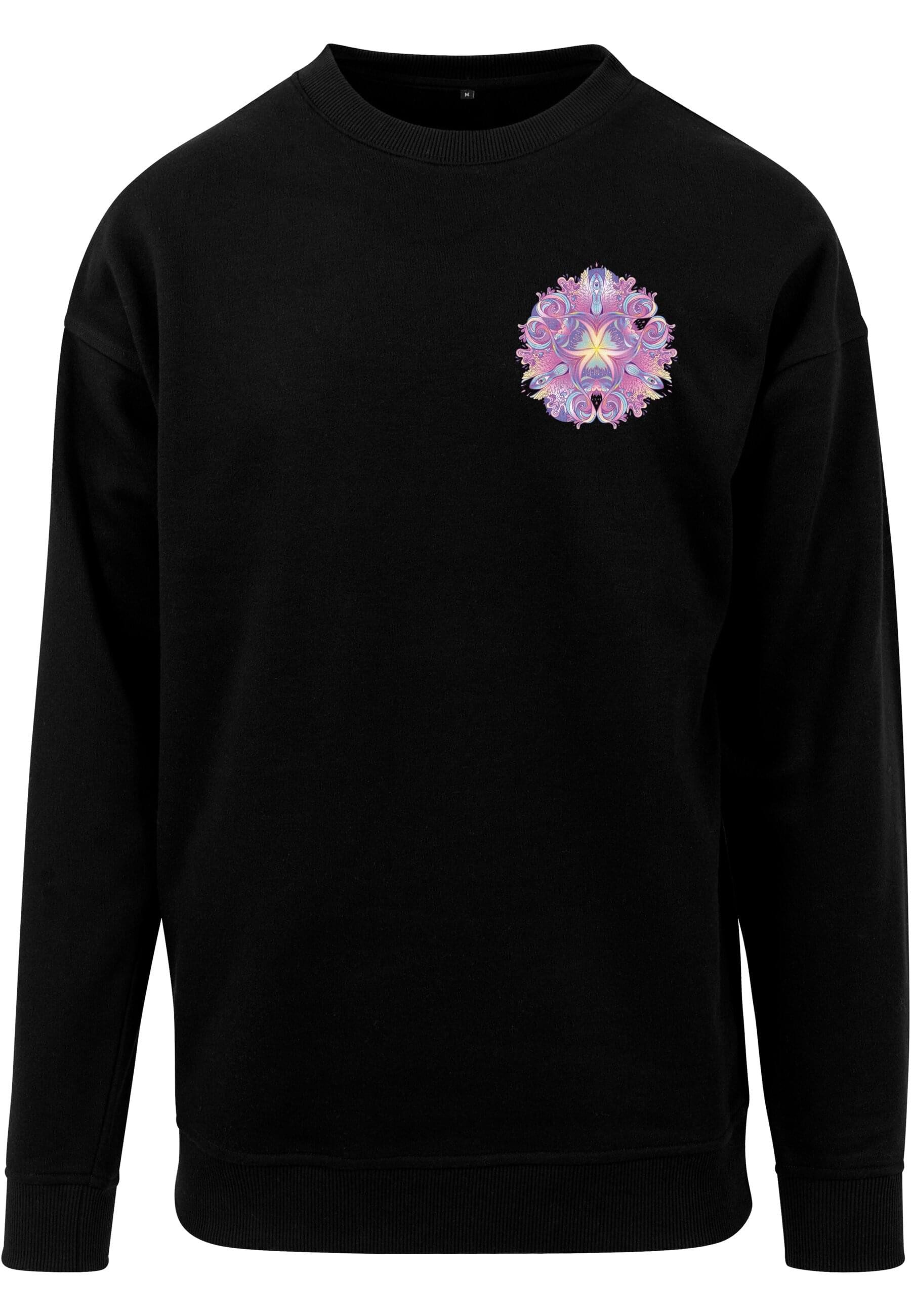 MisterTee Sweater MisterTee Damen Ladies Psychadelic Mandala Crewneck (1-tlg)