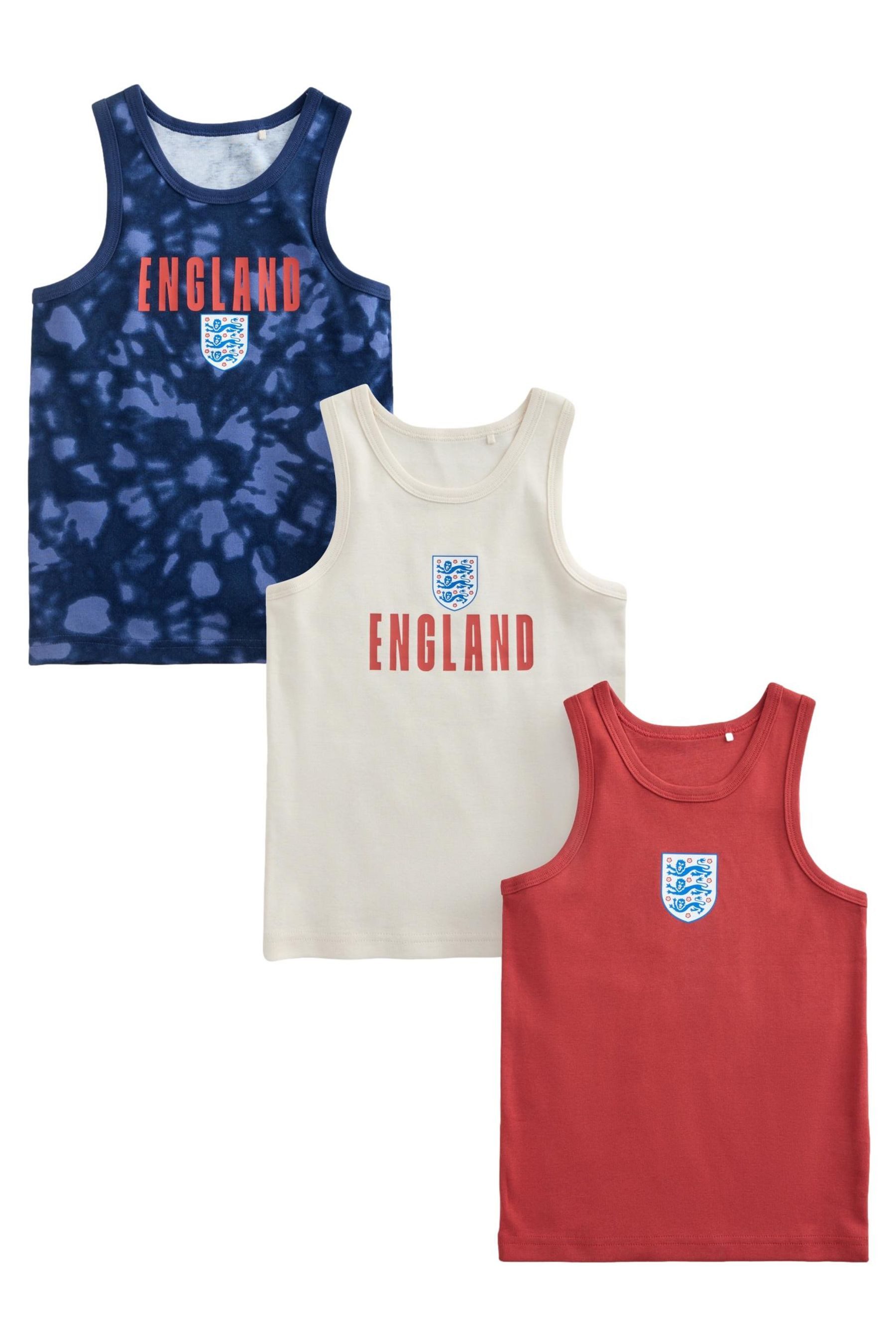 Trägertop England FA Trägerhemden, 3er-Pack