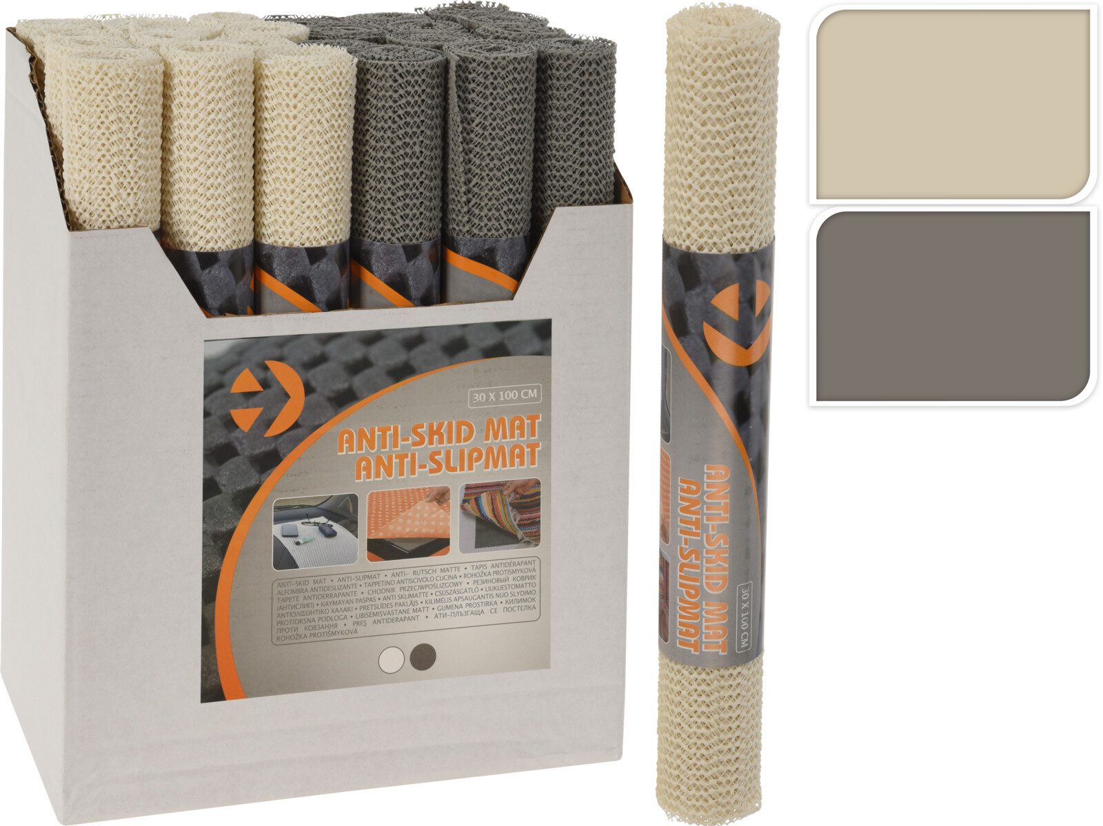 Koopman Schubladenmatte Antirutsch Matte 100 x 30 cm Schublade 2 er Set (Set, 2 St., Packung), 2er Set, Teppichunterleger, Anti-Rutsch Matte, Tischunterlage, Matte