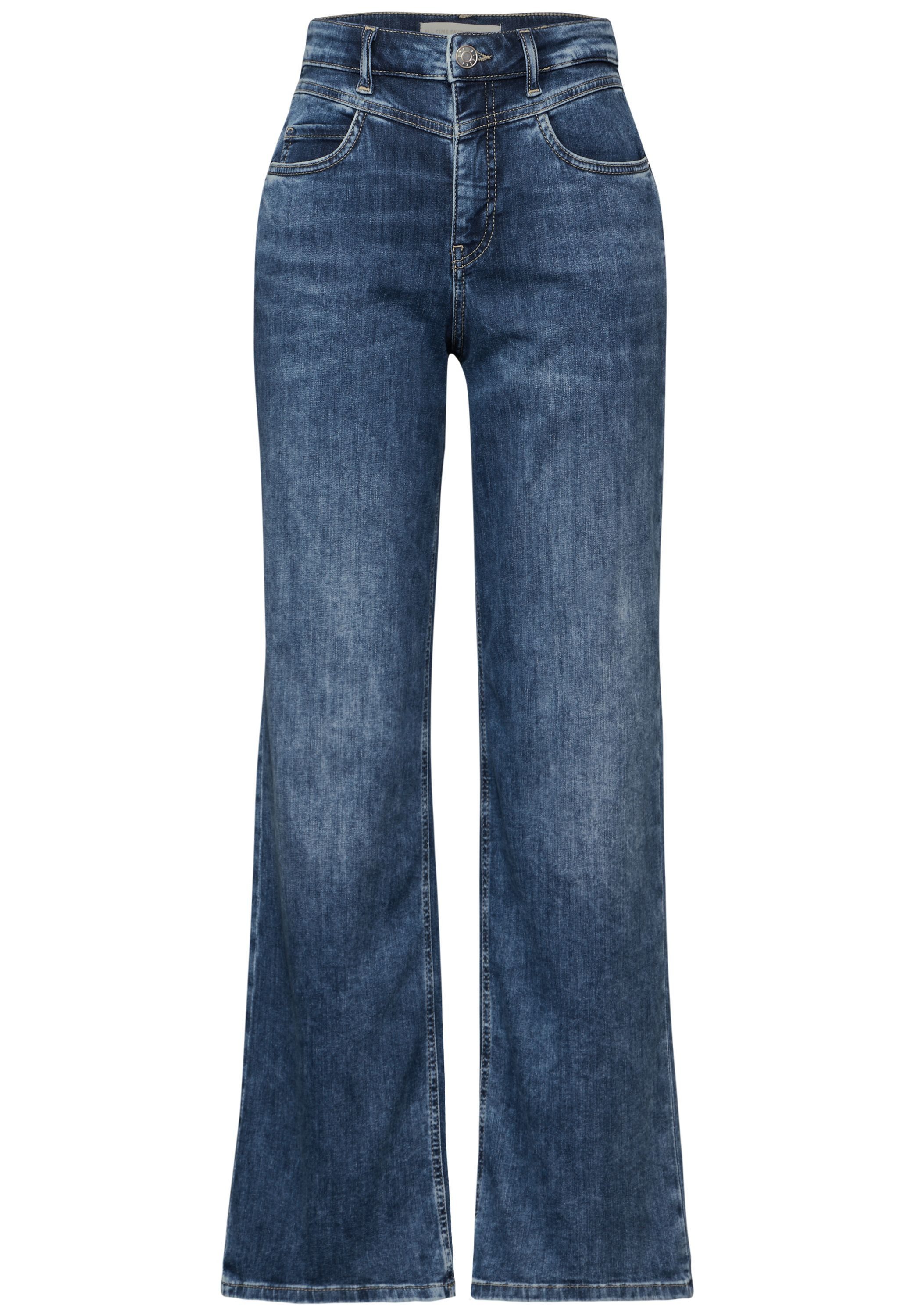 STREET ONE Weite Jeans im Five-Pocket günstig online kaufen