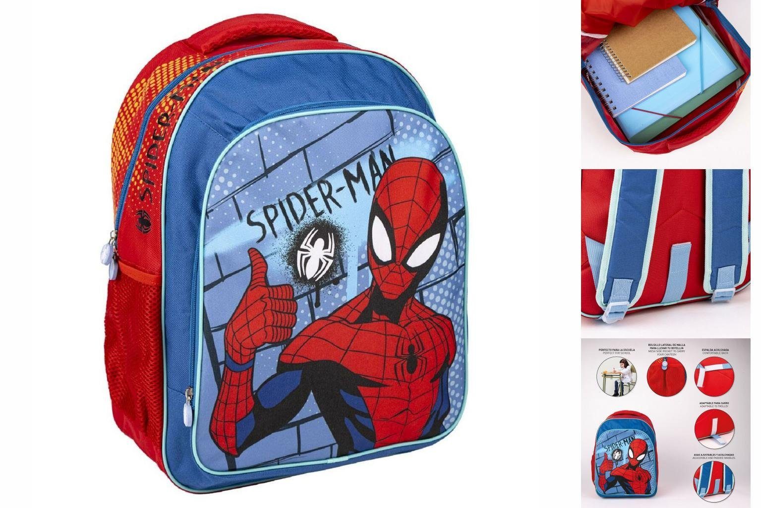 CERDÁ LIFE'S LITTLE MOMENTS Schulrucksack Für Kinder – Spiderman Design, 41 Cm
