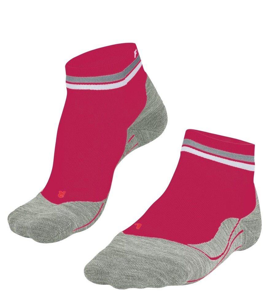 FALKE Laufsocken RU4 Endurance Reflect Short (mittelstarke Polsterung) rosa Damen