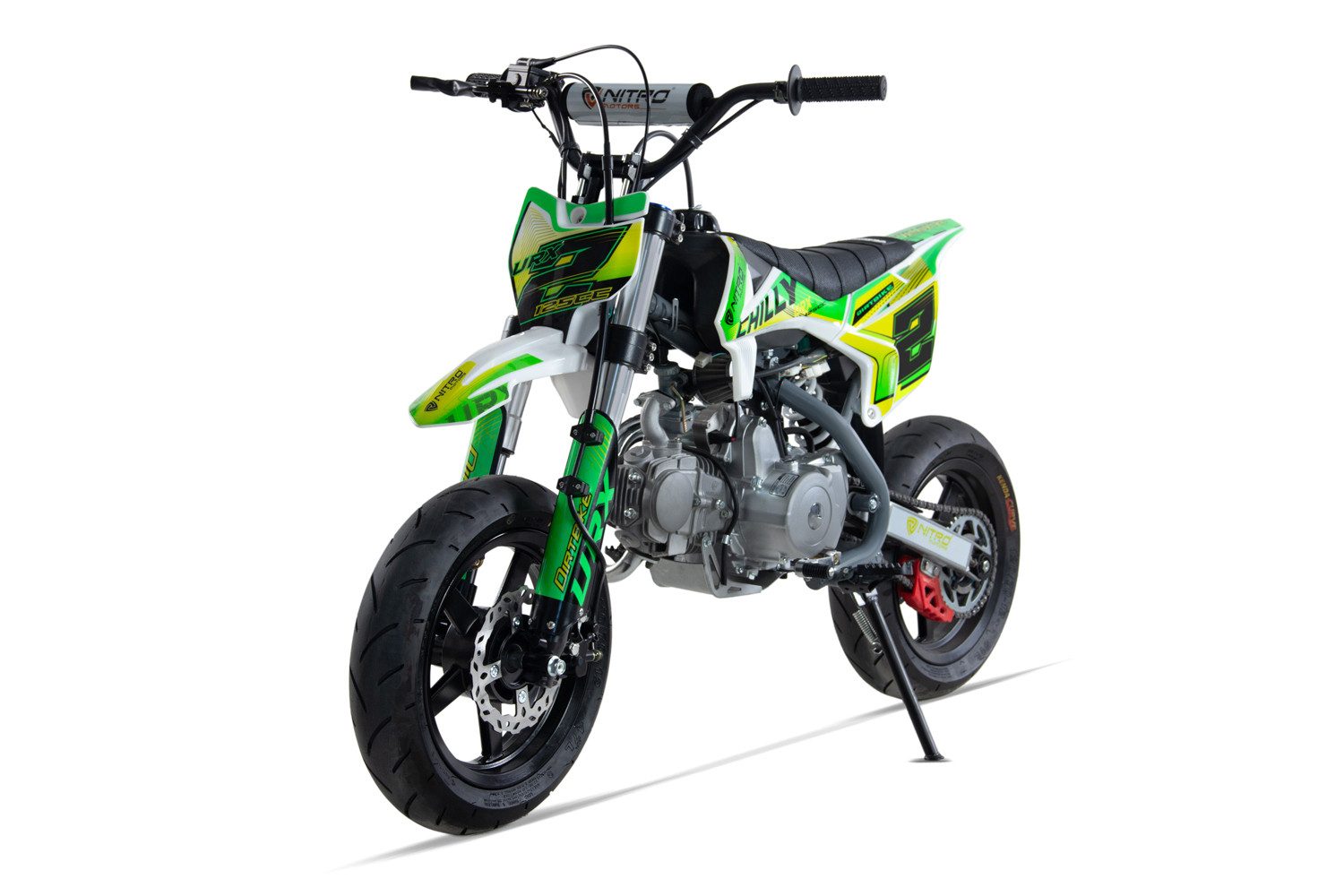 Smarty Dirt-Bike 125cc Dirtbike CHILLY UX URX 12/12 Kick und E-Start