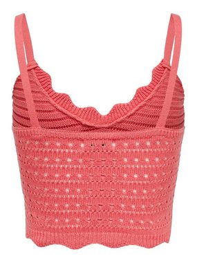 JACQUELINE de YONG Shirttop Gestricktes Crop Top JDYIDA 4975 in Rosa-2