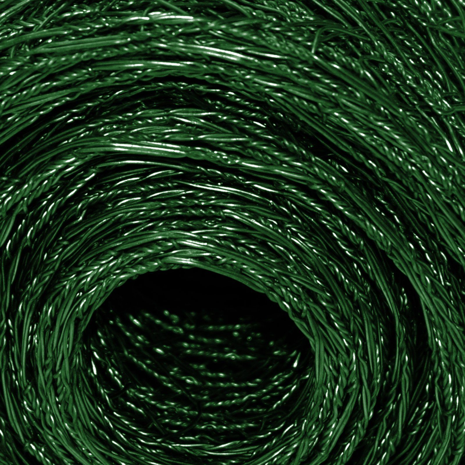 casa pura Maschendrahtzaun Sechseckgeflecht Grün, Maschenweite: 13 mm