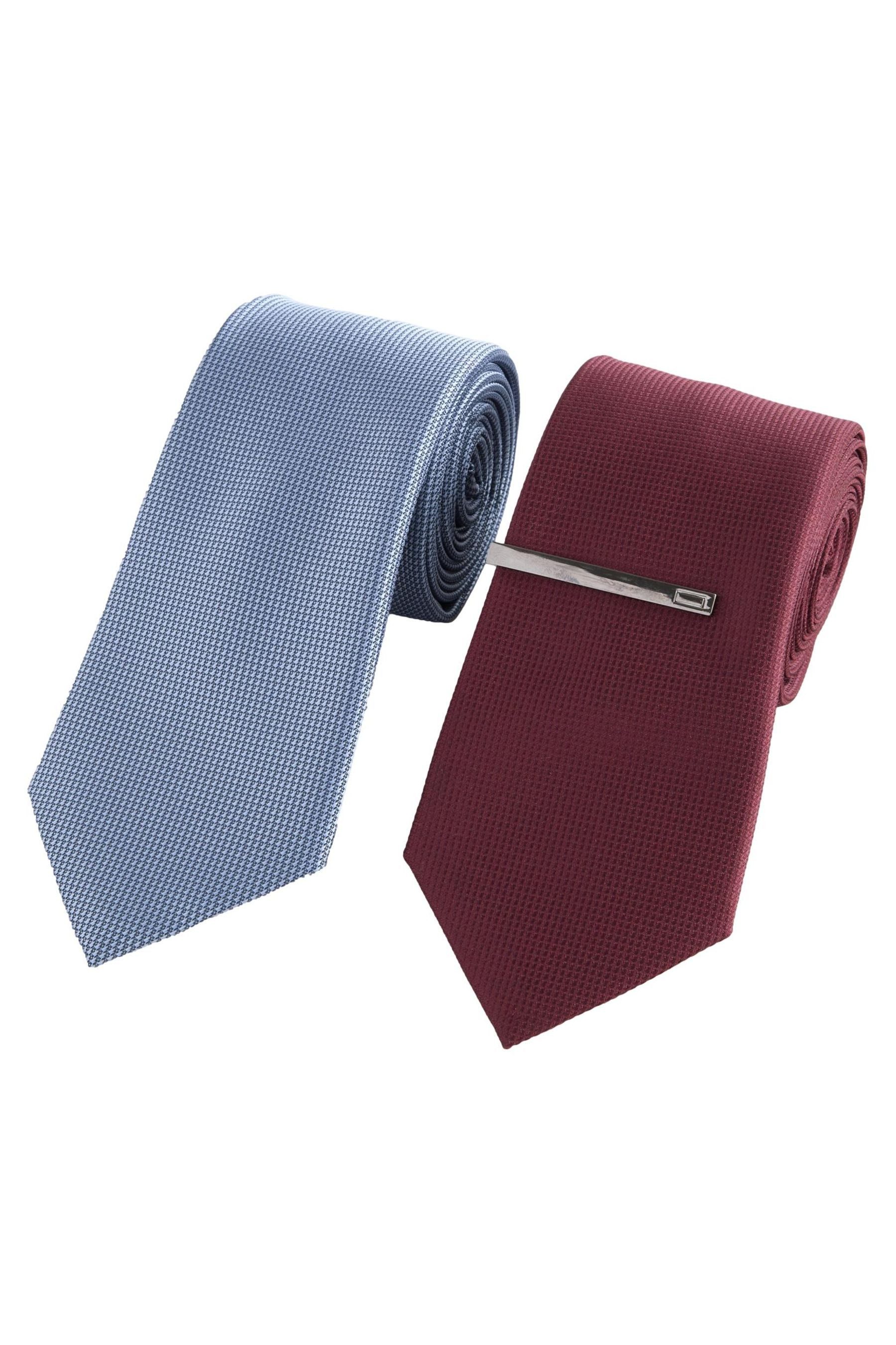 Next Krawatte Krawatten und Krawattenclips, 2er-Pack günstig online kaufen