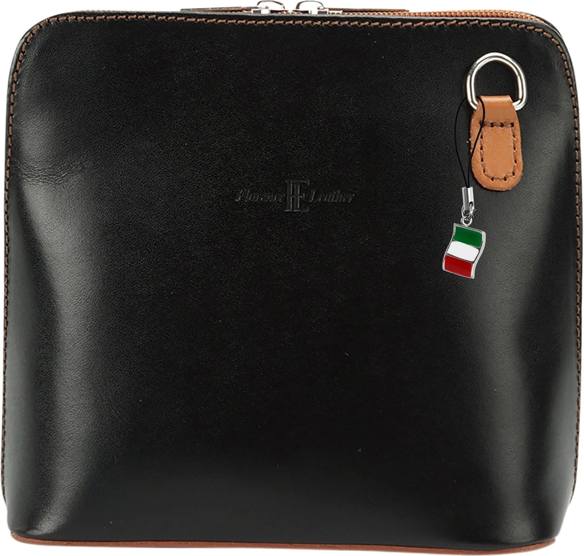 Schultertasche Florence Mini Damen Umhängetasche schwarz