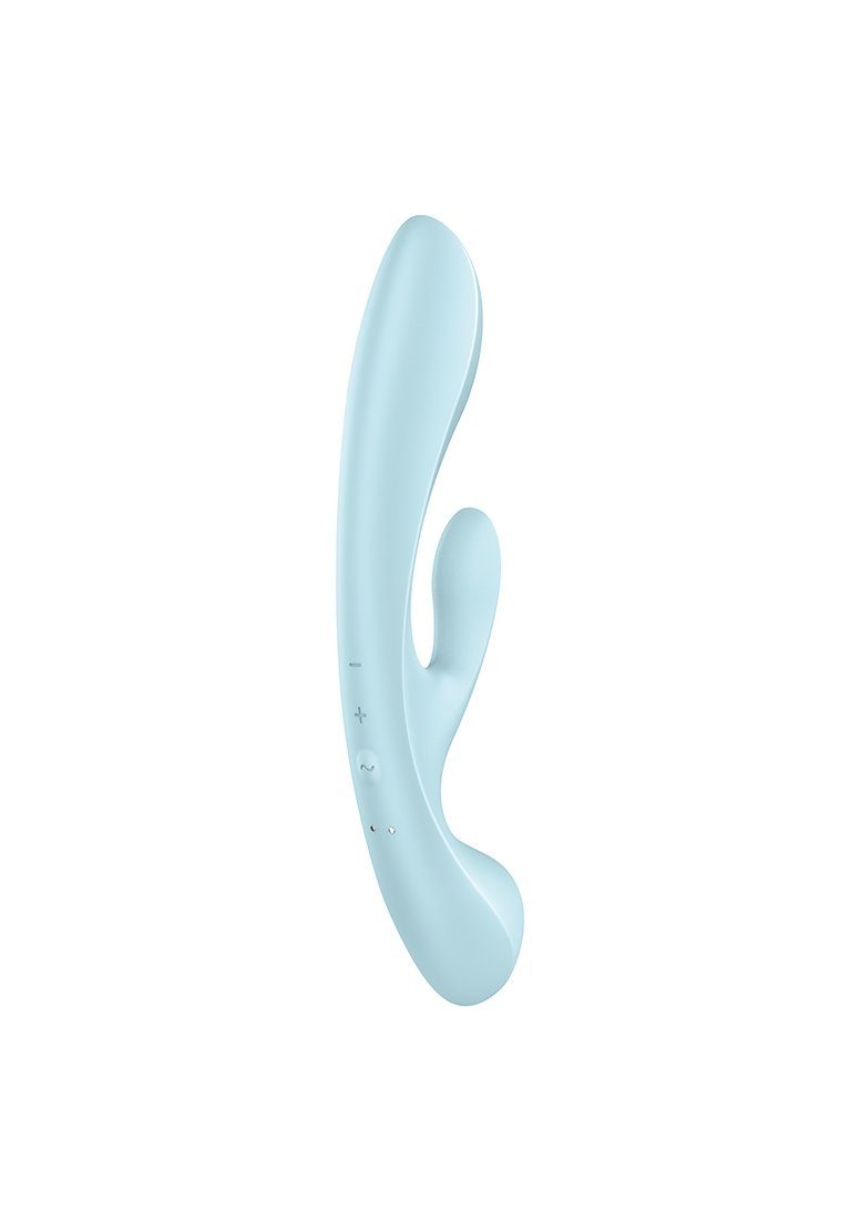 blau Triple Blue, Oh Satisfyer Satisfyer Rabbit-Vibrator wasserdicht