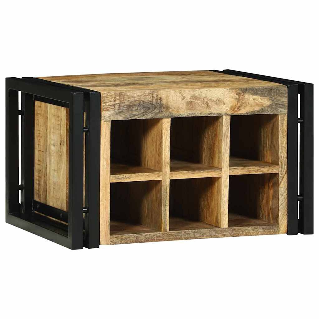 vidaXL Barschrank Weinregal 2 stk. 46 x 35 x 27,5 cm Massivholz (2-St)