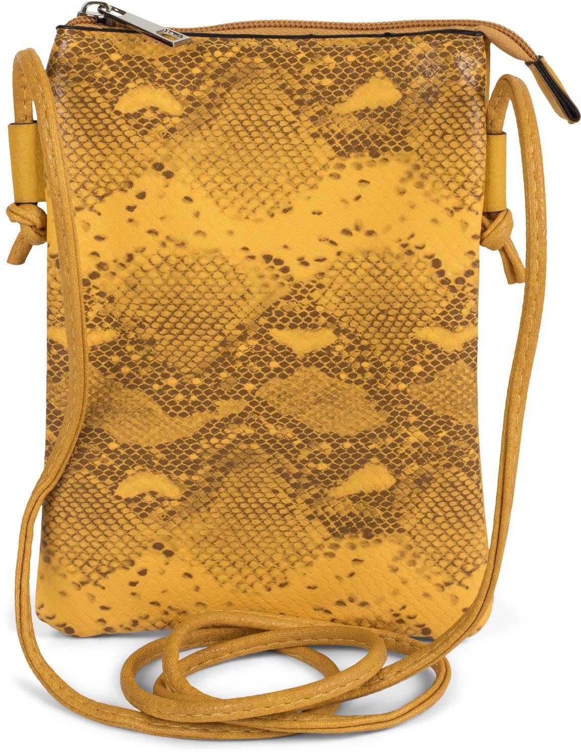 Mini Bag Mini Umhängetasche Schlangenleder Optik