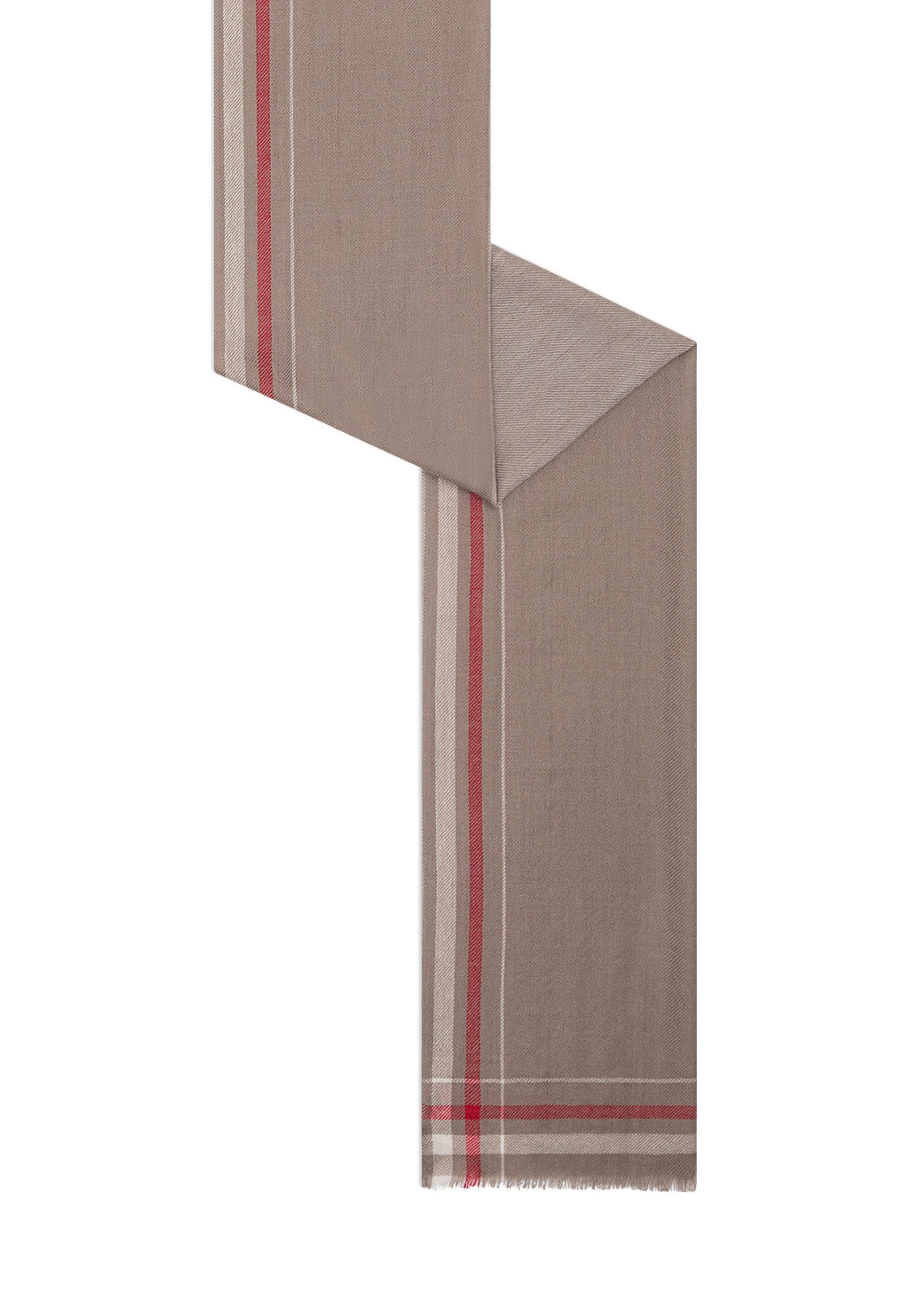 Roeckl Schal SIDE STRIPES, Feiner Schal aus Kaschmir
