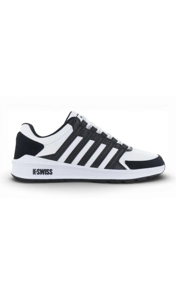 K-Swiss Vista Trainer Leder weiss/schwarz Herren Sneaker günstig online kaufen
