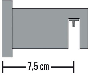 Wandträger Wandträger rechteckig schwarz-matt SCHÖNER Slim, Serie WOHNEN Matteo (1-St), LAMINAT, Einzelprogramm