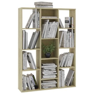 furnicato Raumteiler Raumteiler/Bücherregal Sonoma-Eiche 100x24x140 cm Holzwerkstoff