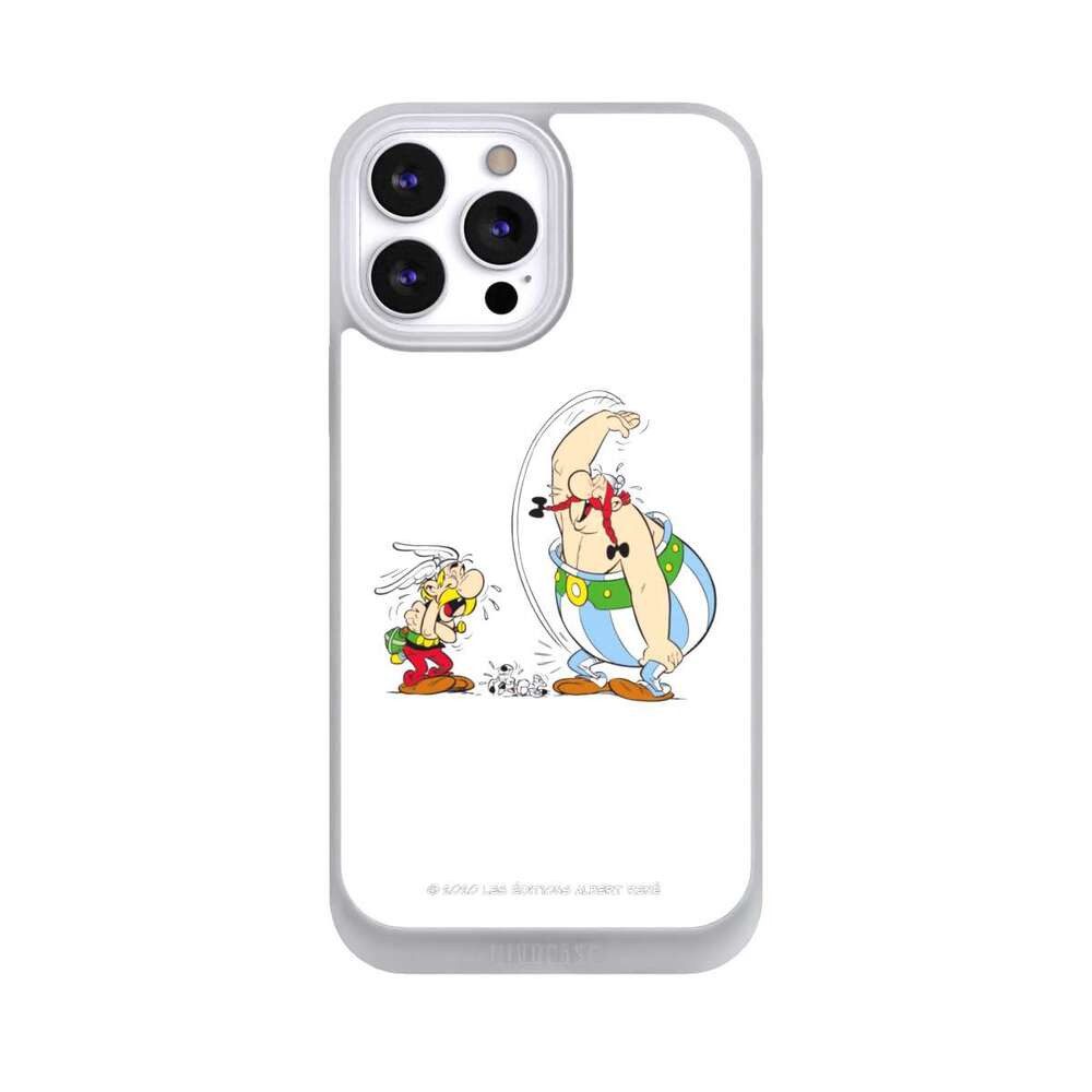 NIVOCASE Handyhülle Asterix Obelix Offizielles Lizenzprodukt Astérix & Obélix rire, Apple iPhone 13 Pro Max Handyhülle Hülle NIVOpure Case Frozen
