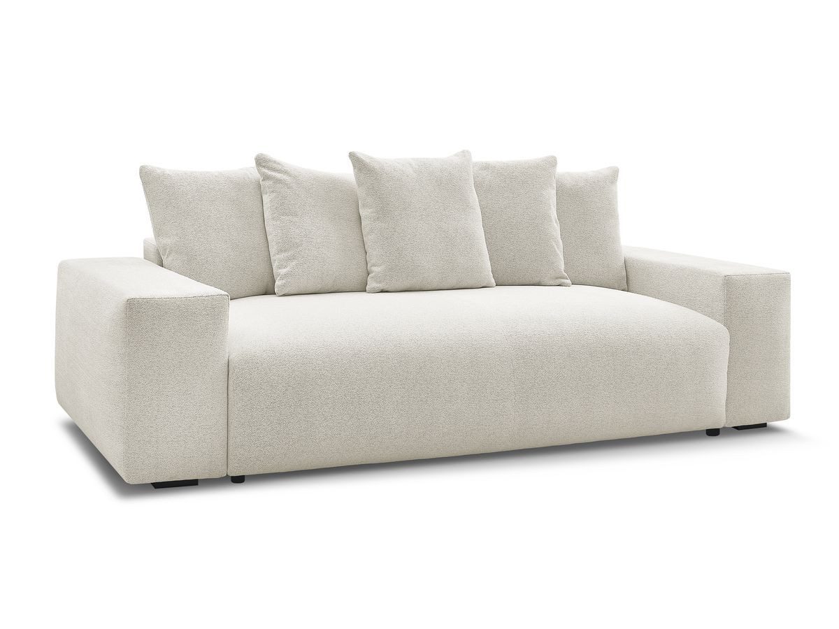 Bobochic Paris Schlafsofa Voltaire, 3-Sitzer, 276x118 cm, Schlaffunktion + Bettkasten