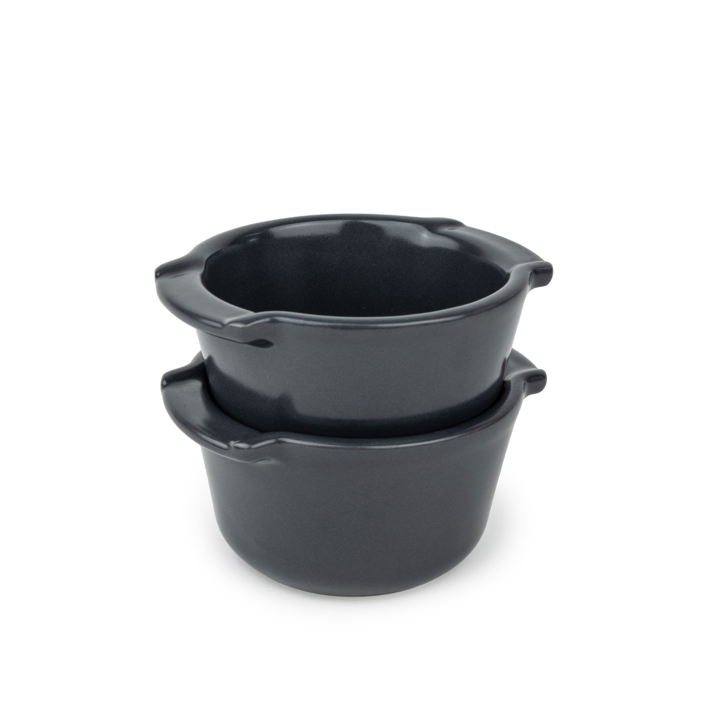 PEUGEOT Auflaufform Mini APPOLIA 11cm Schiefergrau Backofen Dessertfor, Keramik, Keramik