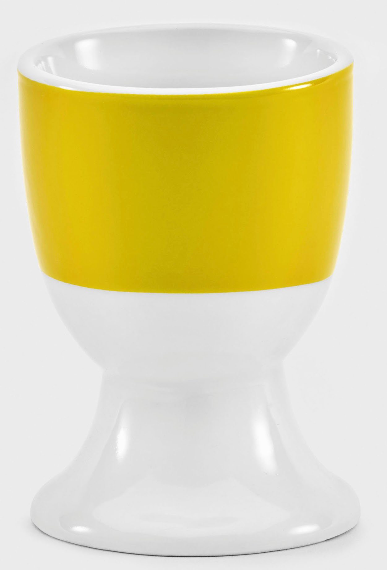 van Well Eierbecher Vario, (Set, 6-tlg., 6 Eierbecher), Porzellan, spülmaschinen- und mikrowellengeeignet