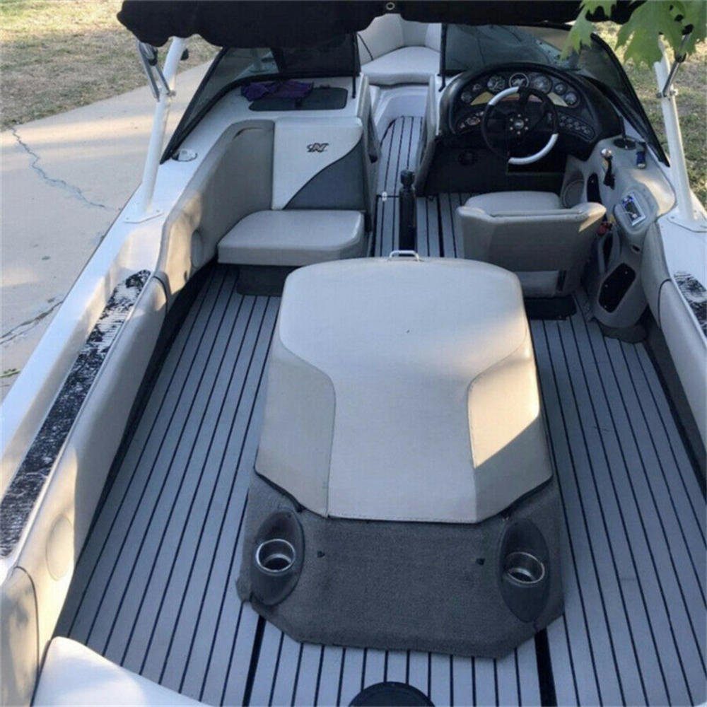 Insma Bodenmatte, EVA Schaum Selbstklebend Yacht Deck 240x90CM/240x60CM