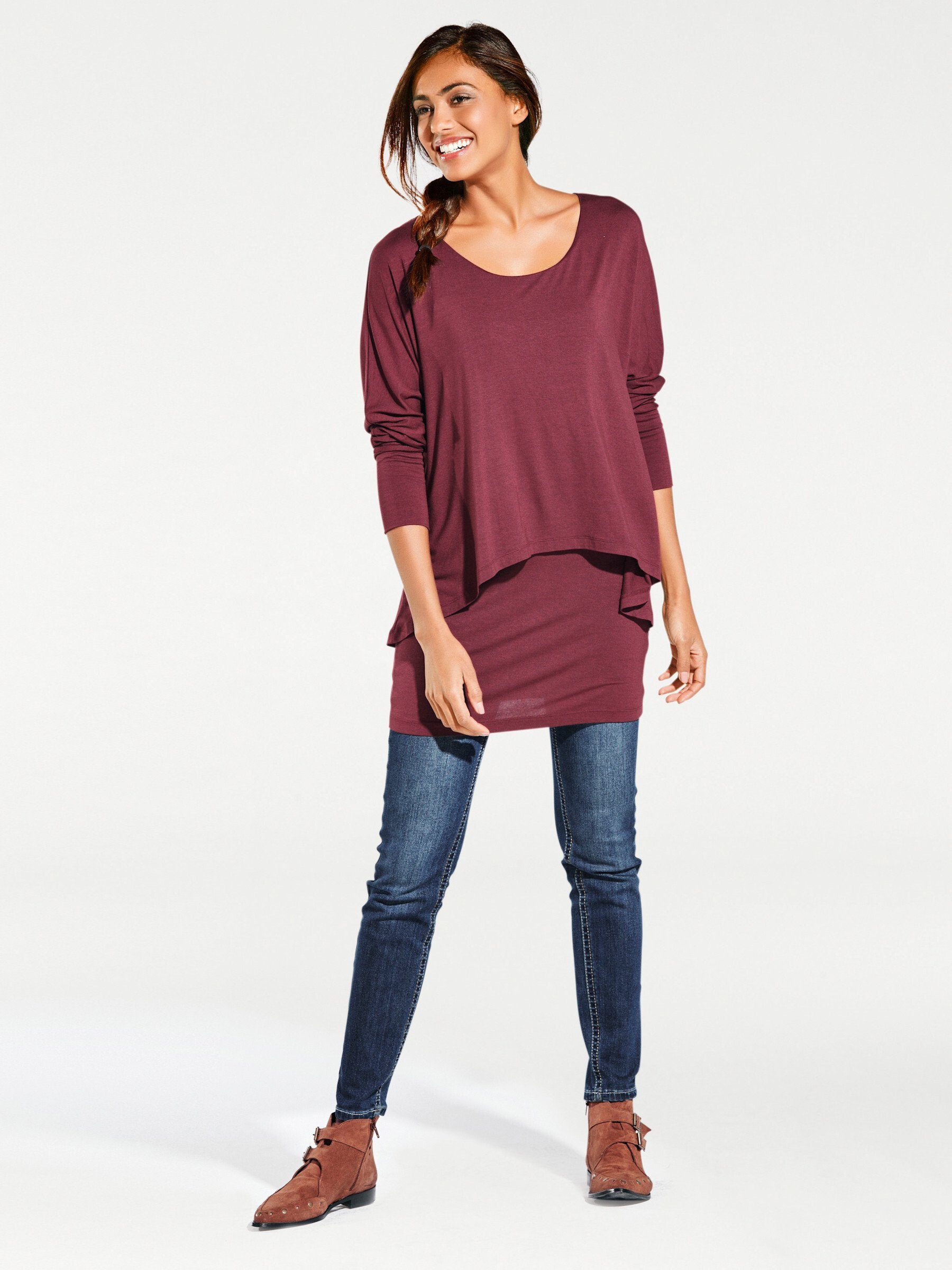 heine T-Shirt Rundhals-Shirt