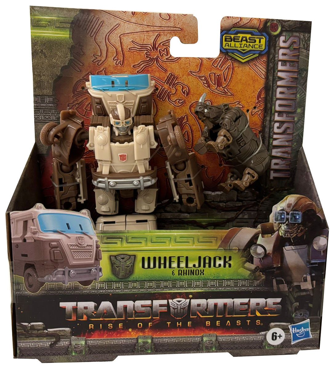 Transformers Actionfigur Transformers Rise Of Beasts Wheeljack and Rhinox, Roboter verwandelbar