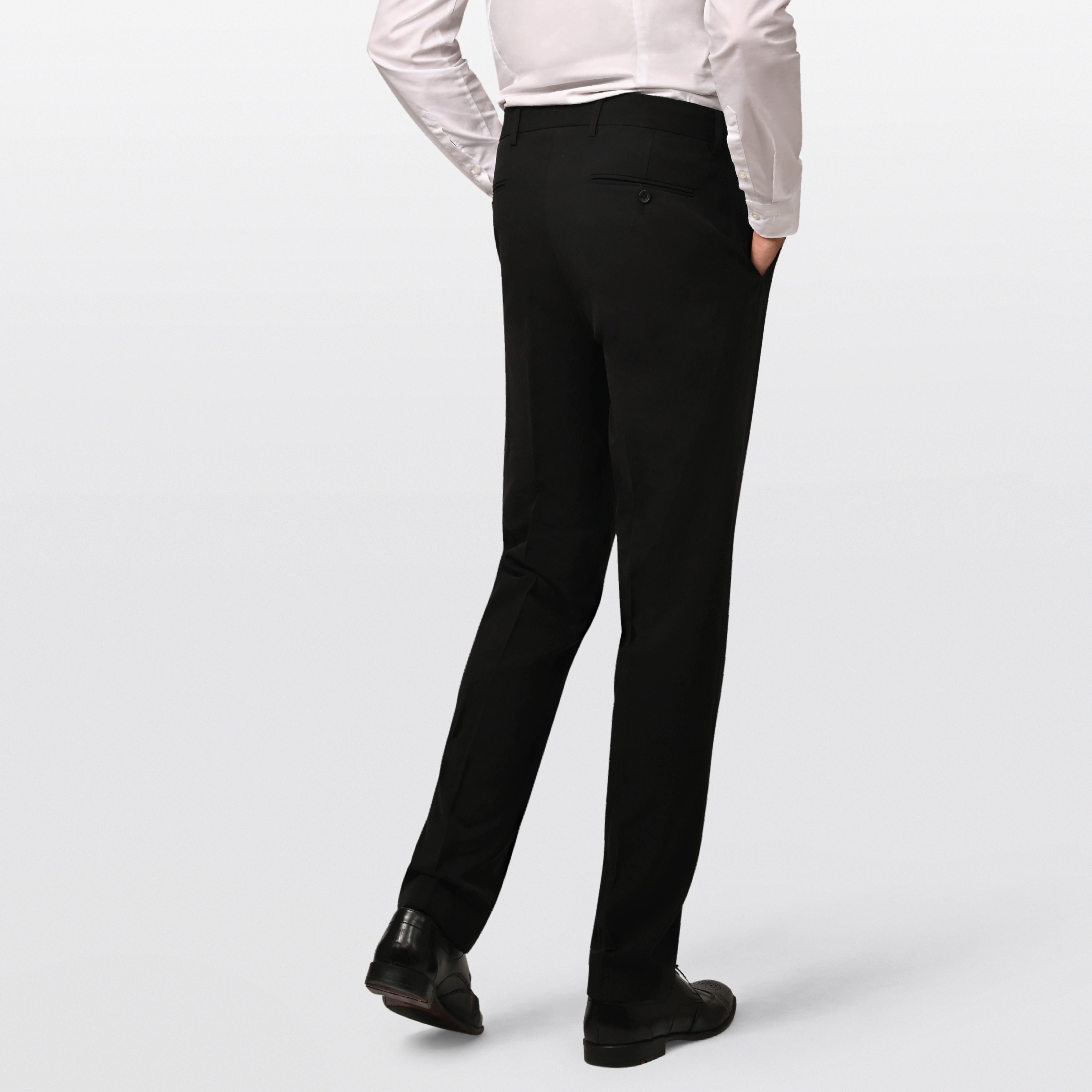 Hirschthal Anzughose Herren Business Anzughose Slim-Fit in Lang- und Normalgrößen