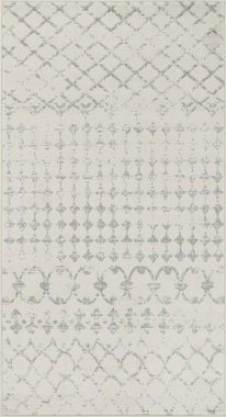 Teppich Geometric, Surya, rechteckig, Höhe: 9 mm, Berber, Ethnisch Boho Kurzflor Wohnzimmerteppich, Schlafzimmer