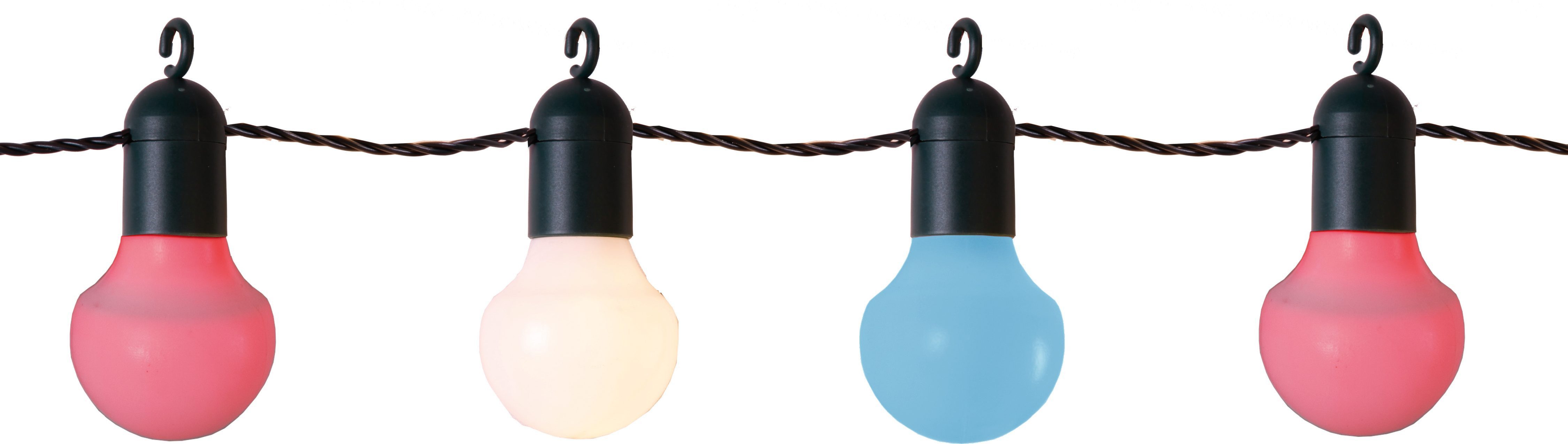 STAR TRADING LED-Lichterkette Hooky, 20-flammig, Länge ca. 5,7 m,  outdoor, Vierfarb-Karton