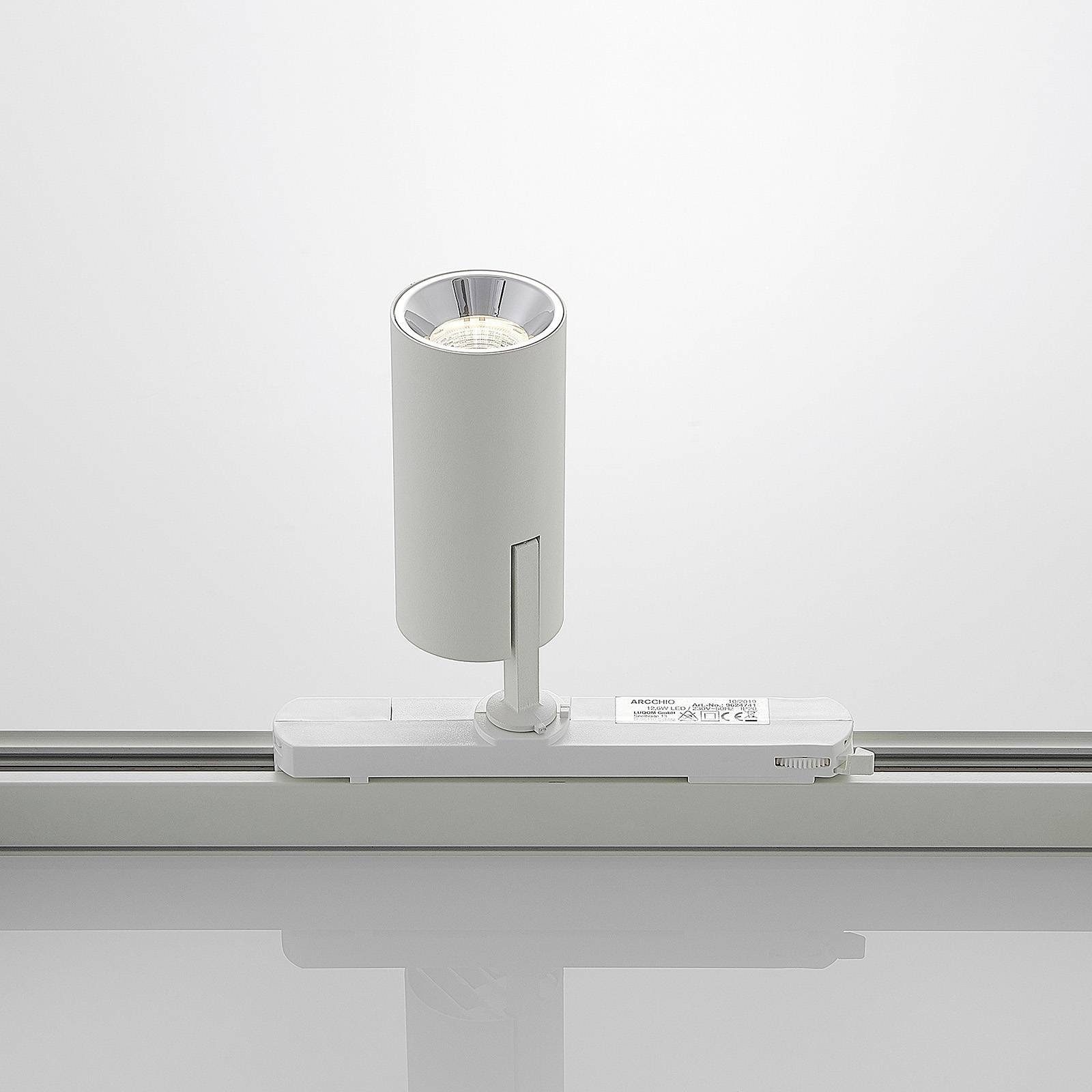 Arcchio Schienensystem-Leuchten Vedro, 20.7 Aluminium, Kunststoff, Modern, inkl. cm, weiß, Leuchtmittel