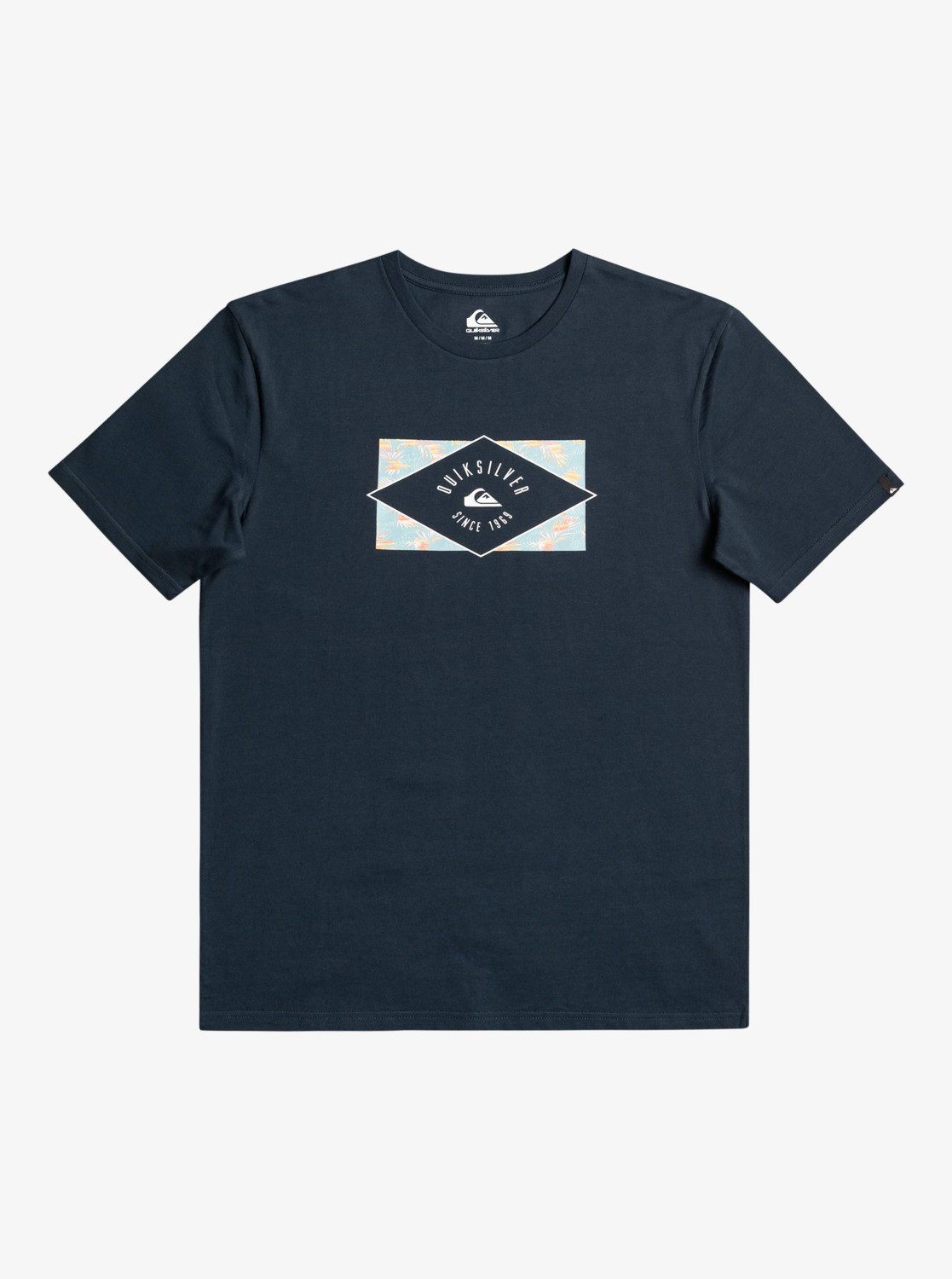 Quiksilver T-Shirt Blazer Line Navy Circled