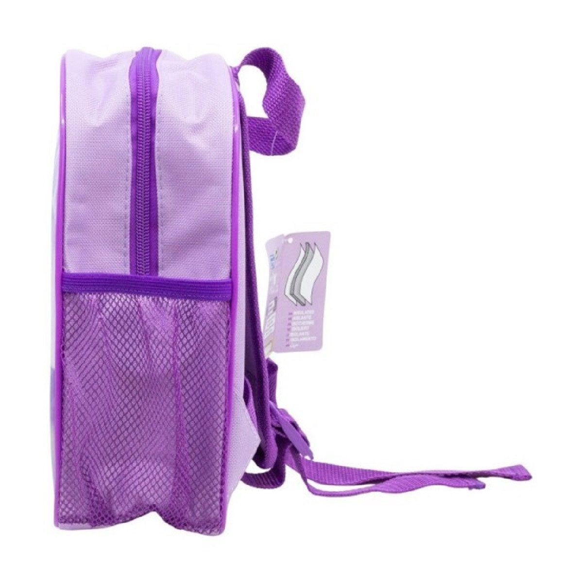 Disney Frozen Brottasche Lunchbag Kinder Isoliertasche mit Tragegriff und Schultergurten, Polyester, (Packung)