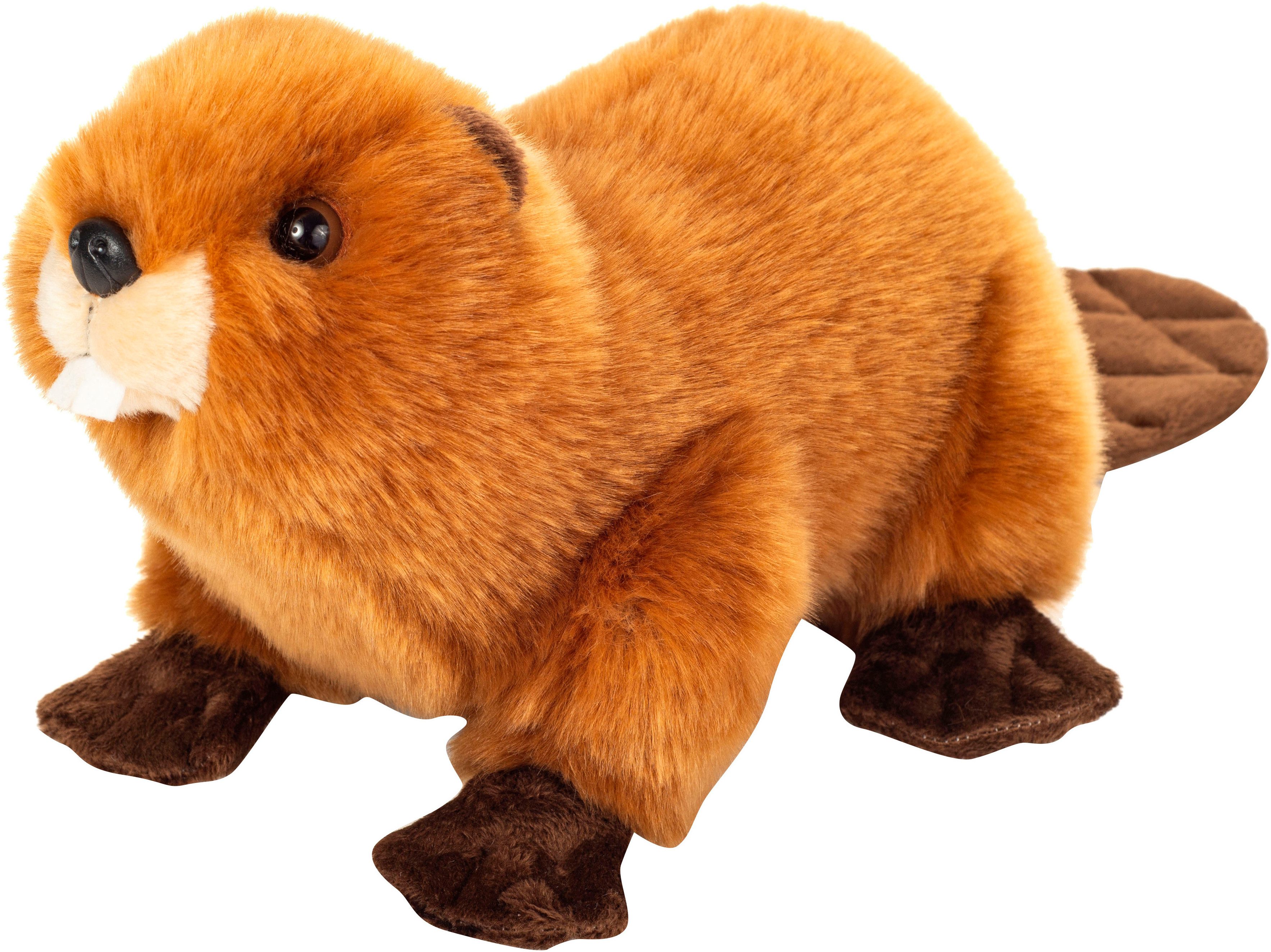 Teddy Hermann® Kuscheltier Biber, 28 cm, zum Teil aus recyceltem Material