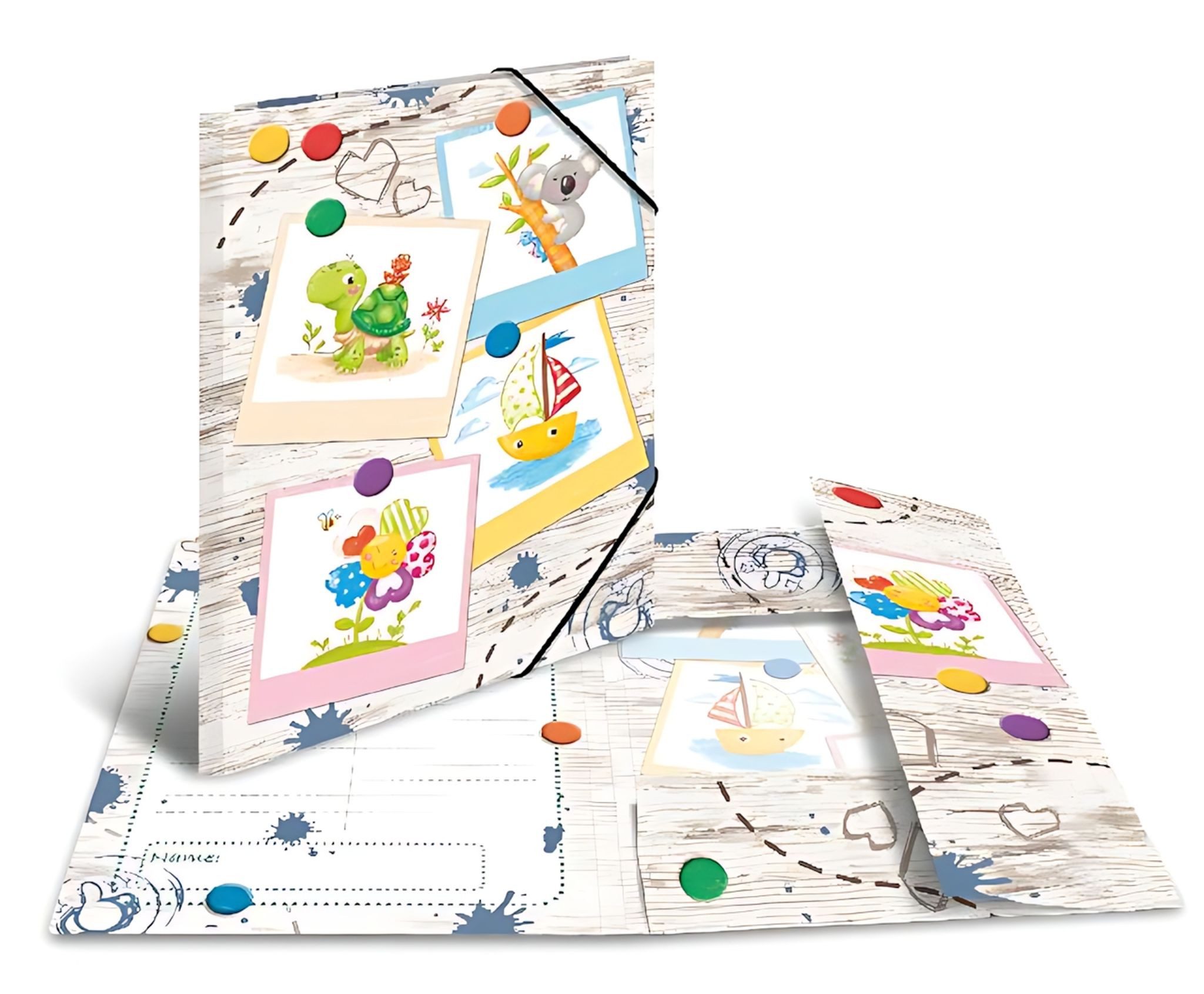 HERMA Organisationsmappe Herma Sammelmappe Eckspanner Karton A3 Sandkastenfreunde